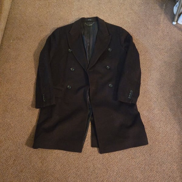 Club Monaco Men's Double-Breasted Wool Blend Overcoat