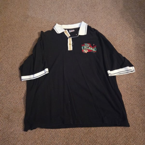 Vintage American Best New Orleans Embroidered Polo Shirt XXL