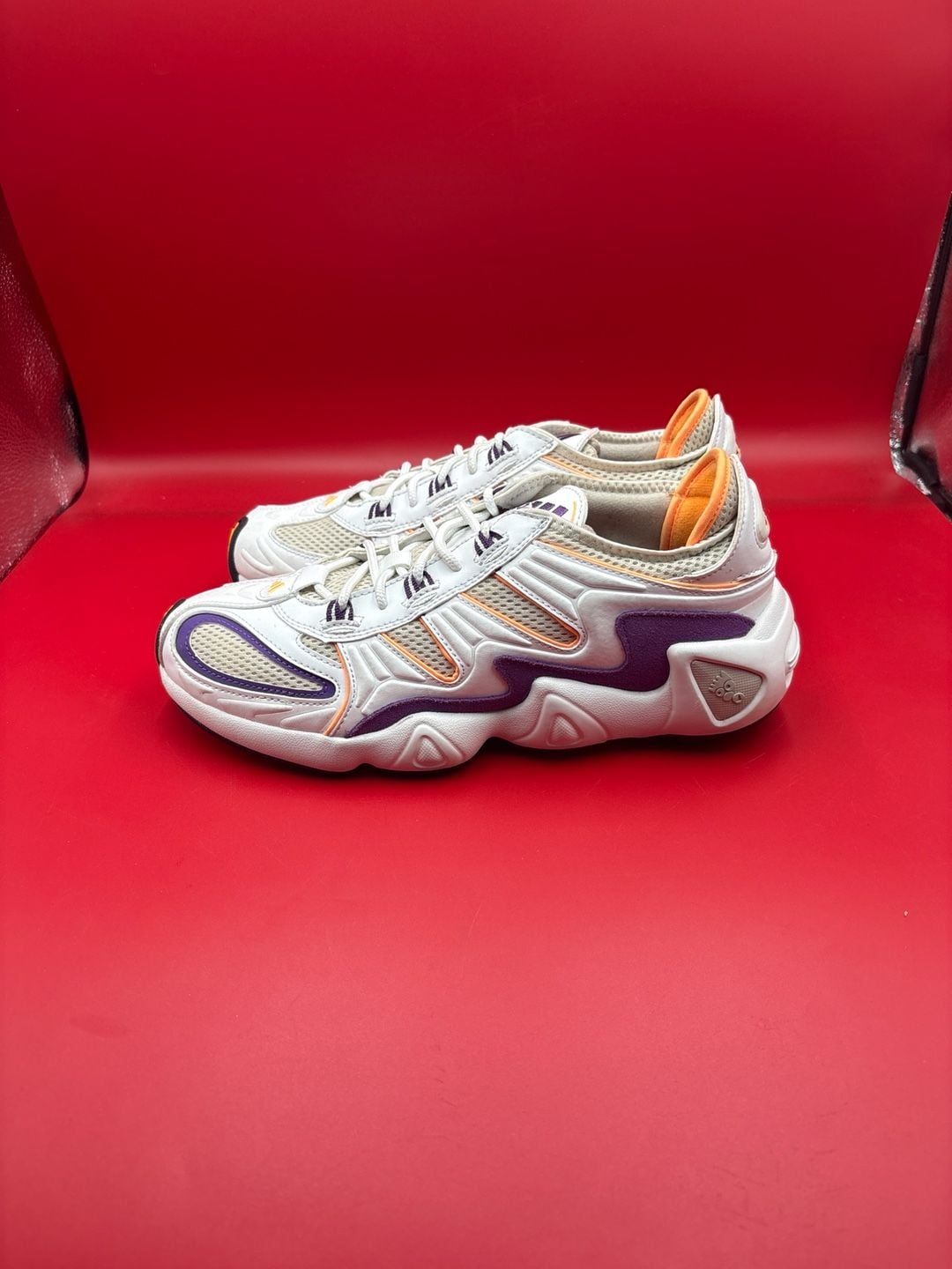 adidas Originals FYW S-97 White Flash Orange Purple EE5303 Men's Size 8 2