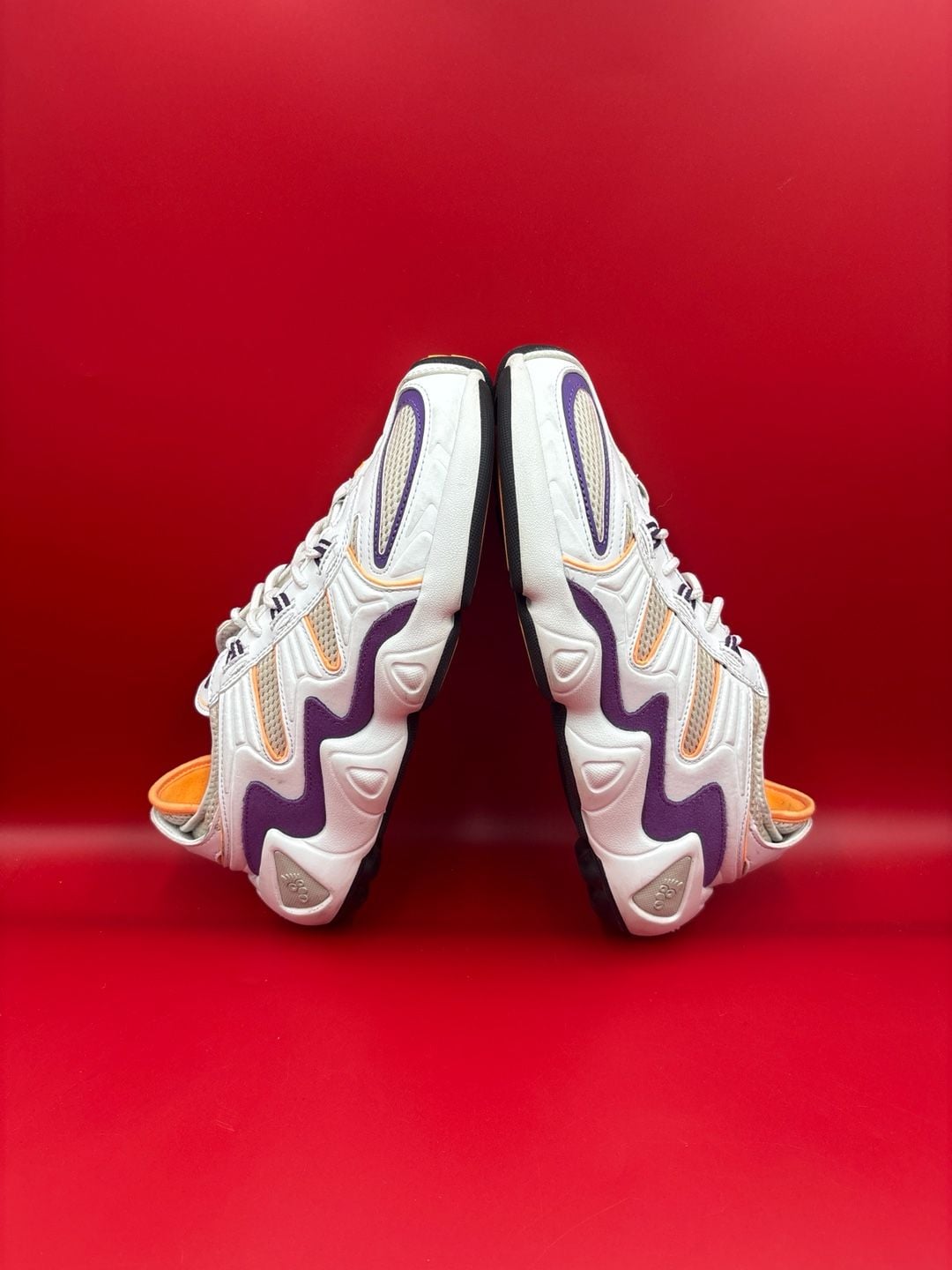 adidas Originals FYW S-97 White Flash Orange Purple EE5303 Men's Size 8 7