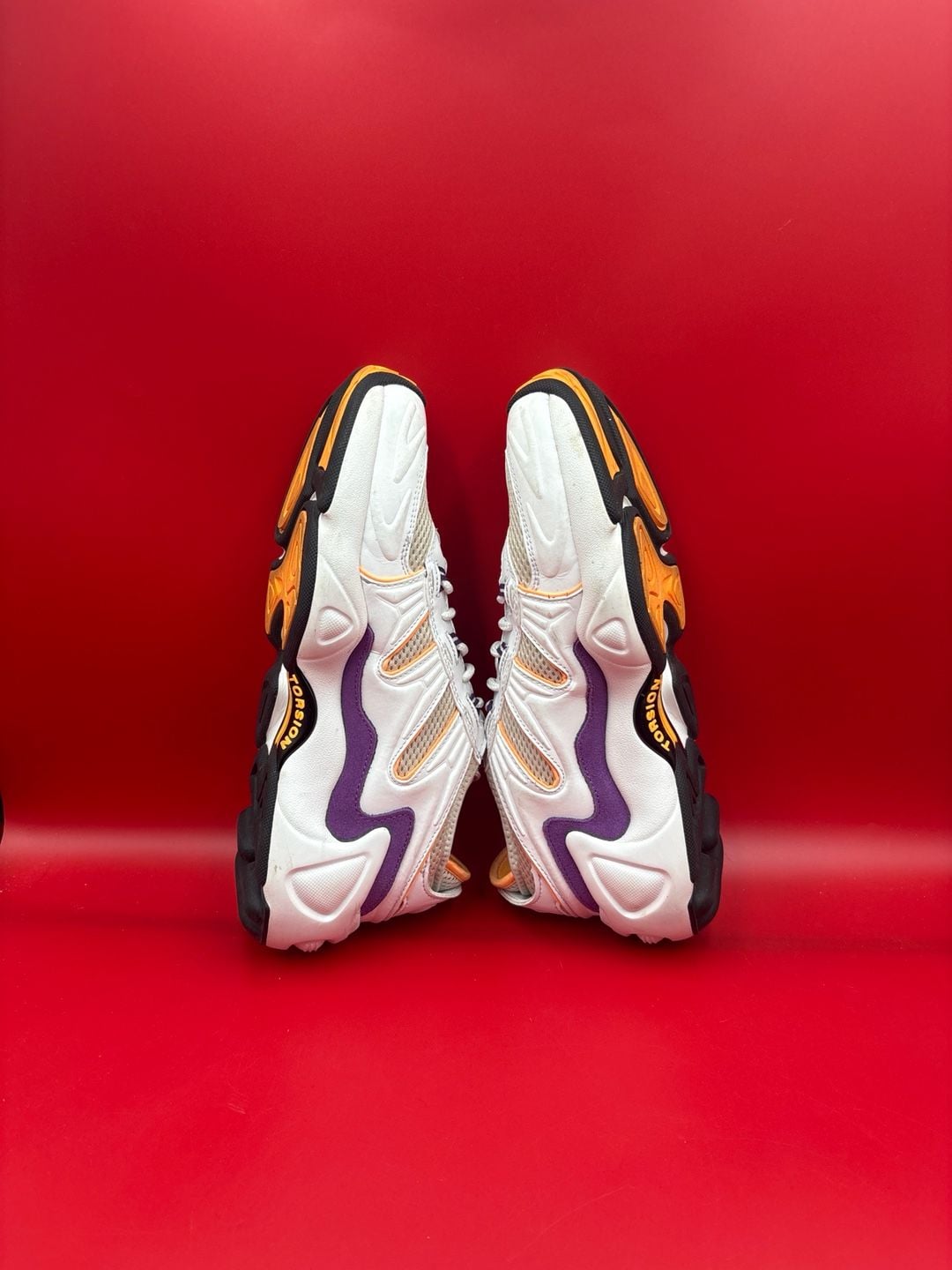 adidas Originals FYW S-97 White Flash Orange Purple EE5303 Men's Size 8 8