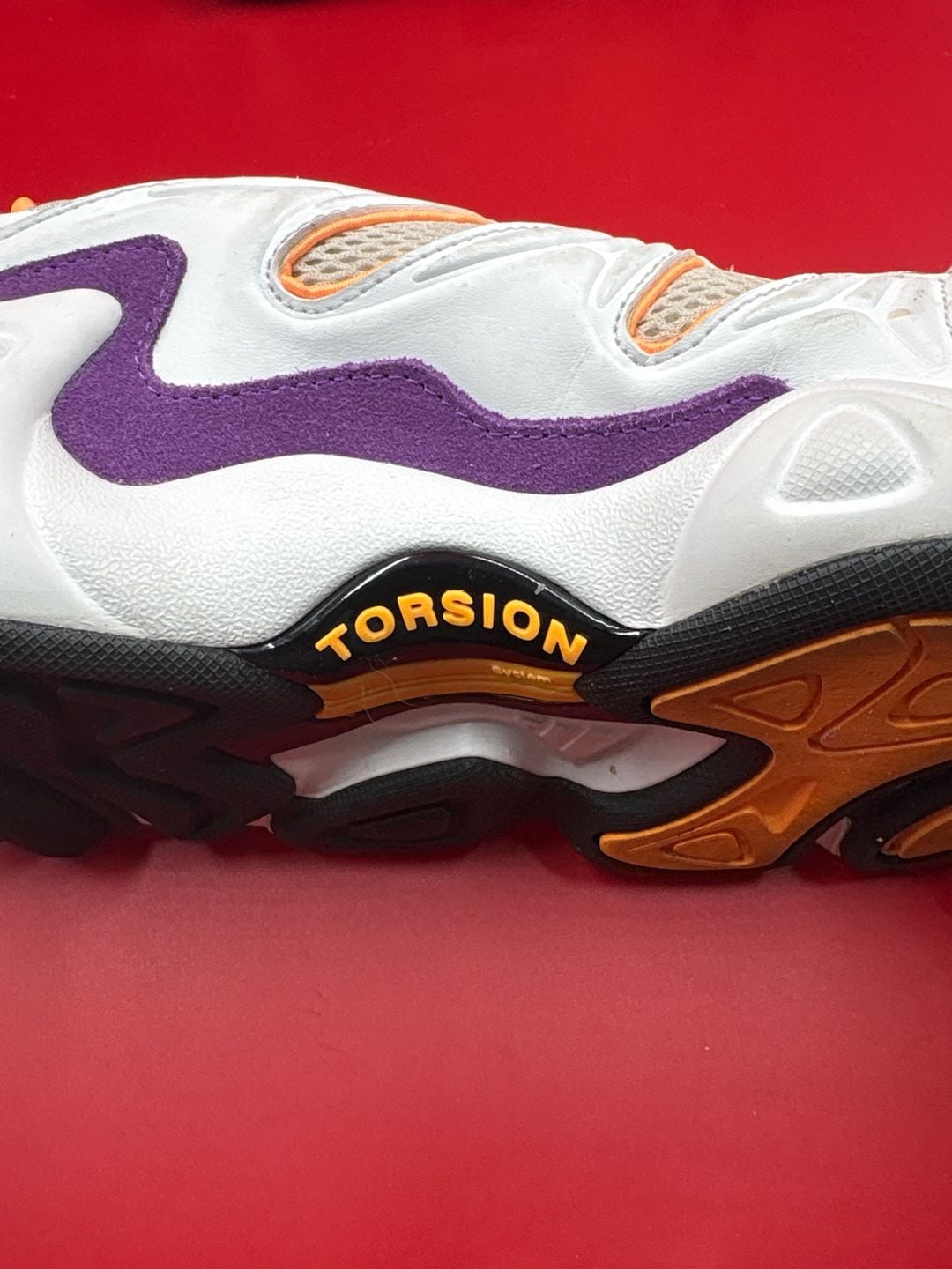 adidas Originals FYW S-97 White Flash Orange Purple EE5303 Men's Size 8 9