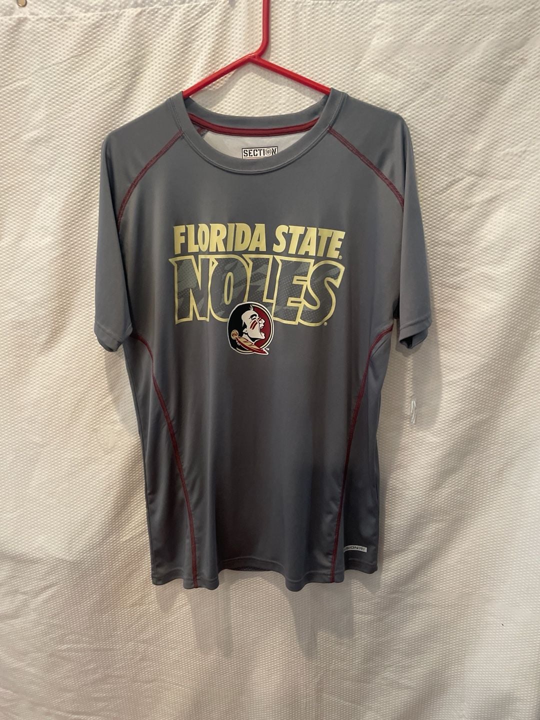 Florida State Seminoles Section 101 Fusion Fit Performance Shirt. Large. 8