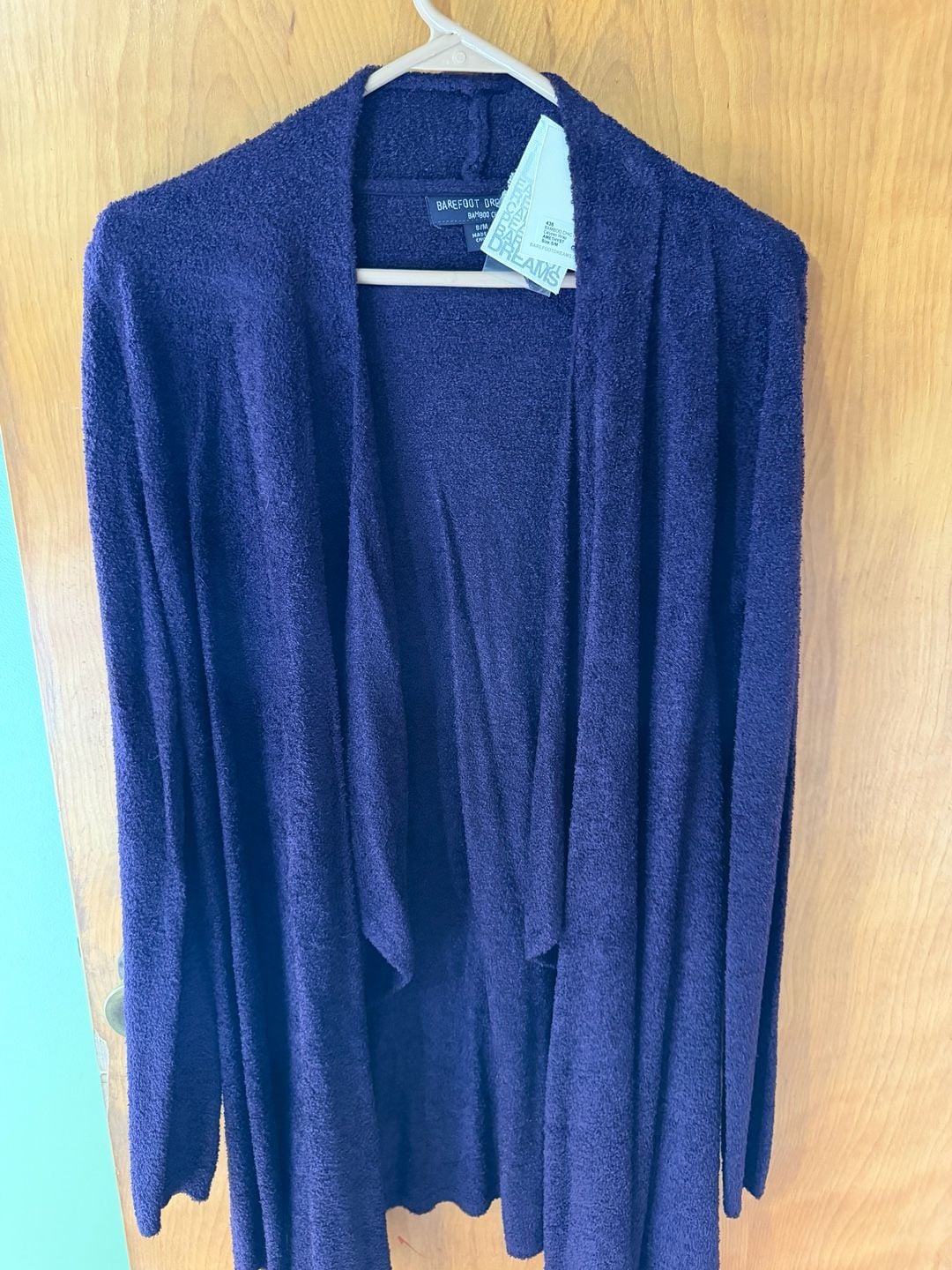 Barefoot Dreams Bamboo Chic Lite Calypso Wrap Cardigan in Amethyst 2