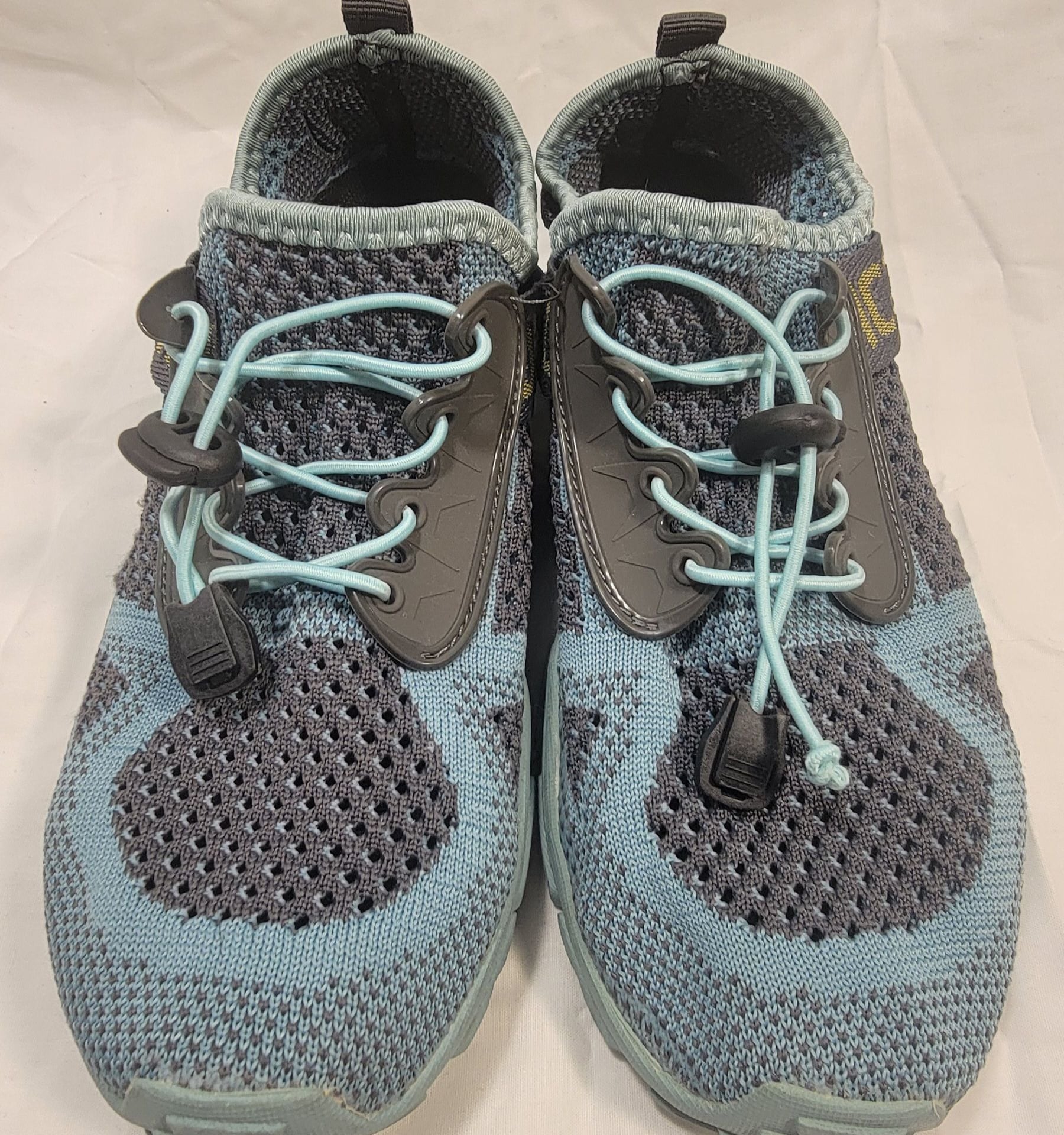 SOBASO Unisex Quick Dry Barefoot Water Shoes Blue Grey Hiking Aqua Shoes sz 8 3