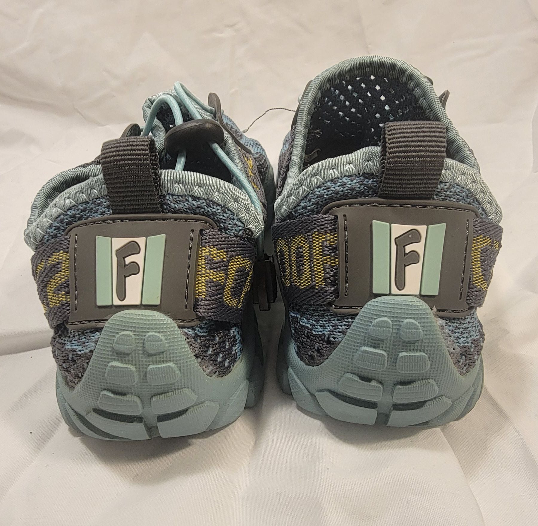 SOBASO Unisex Quick Dry Barefoot Water Shoes Blue Grey Hiking Aqua Shoes sz 8 4