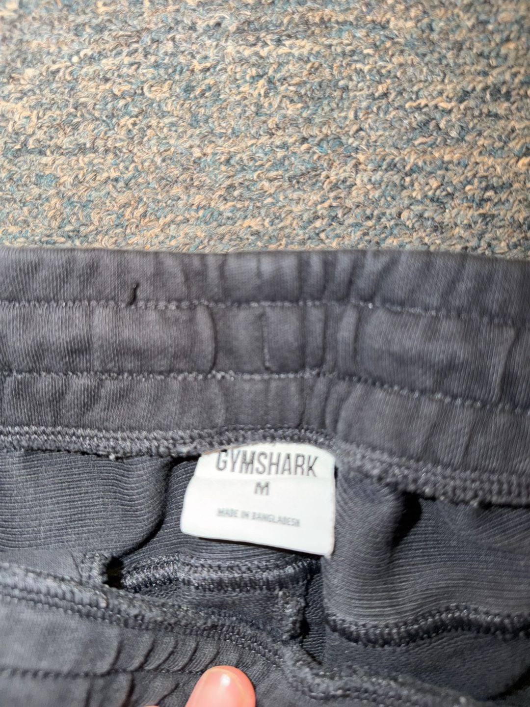 Gymshark Men's Crest Joggers In Black Size Medium 3