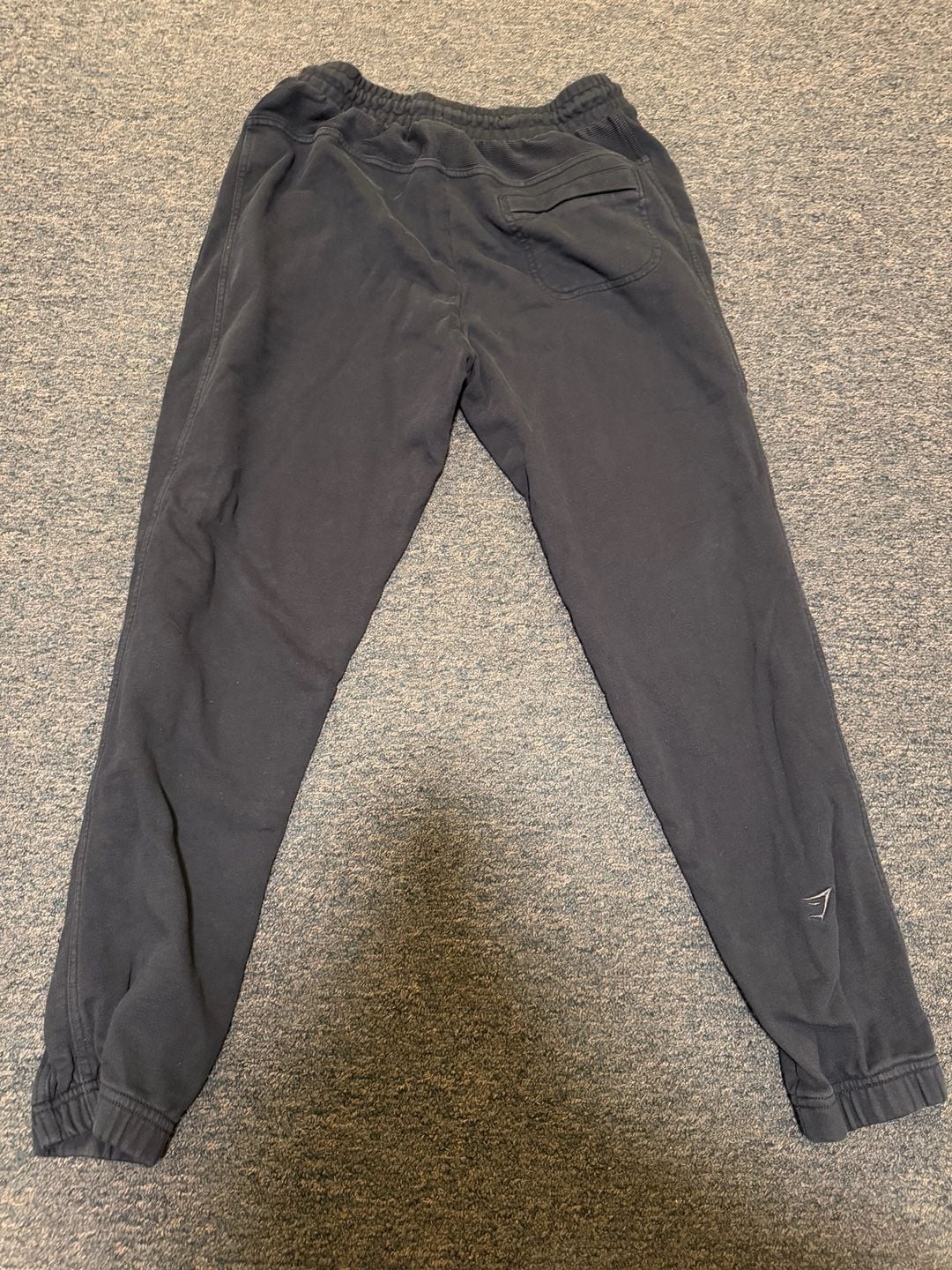 Gymshark Men's Crest Joggers In Black Size Medium 4