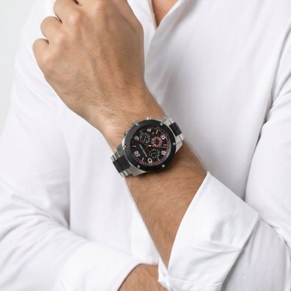 Michael Kors Caine Chronograph Men's Black Dial Watch MK8474