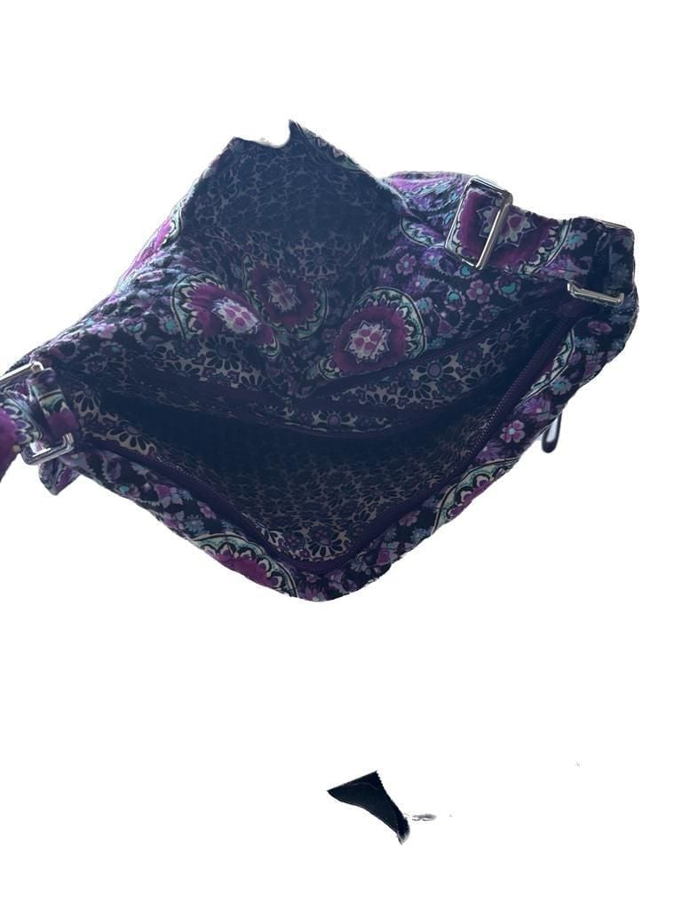 Vera Bradley Triple Zip Hipster Crossbody Bag in Lilac Medallion 7