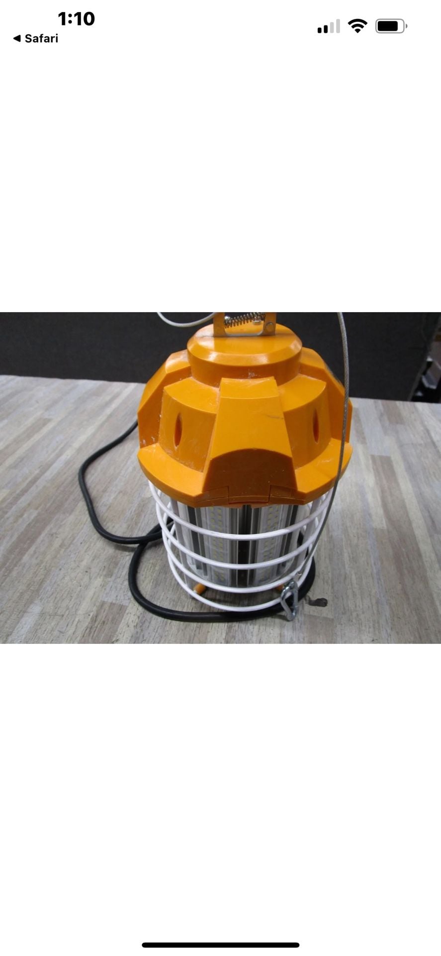 Topaz 100W LED Portable Temporary Construction Work Light 11000 Lumens 5000K 7