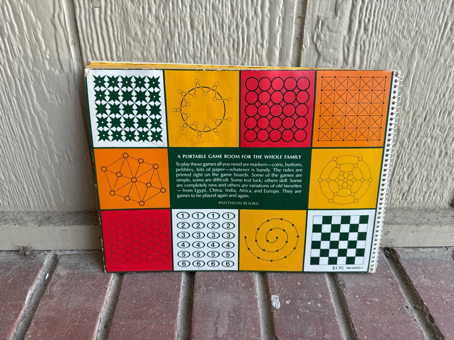 Vintage 1977 Take Two! 32 Board Games for Two Players by Frank Tapson Spiral Bound Book 4