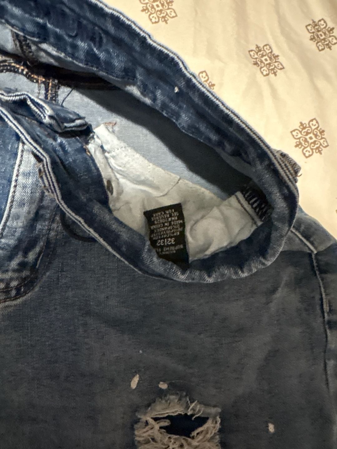 rue21 Premium Supreme Flex Skinny Distressed Paint Splatter Jeans 4