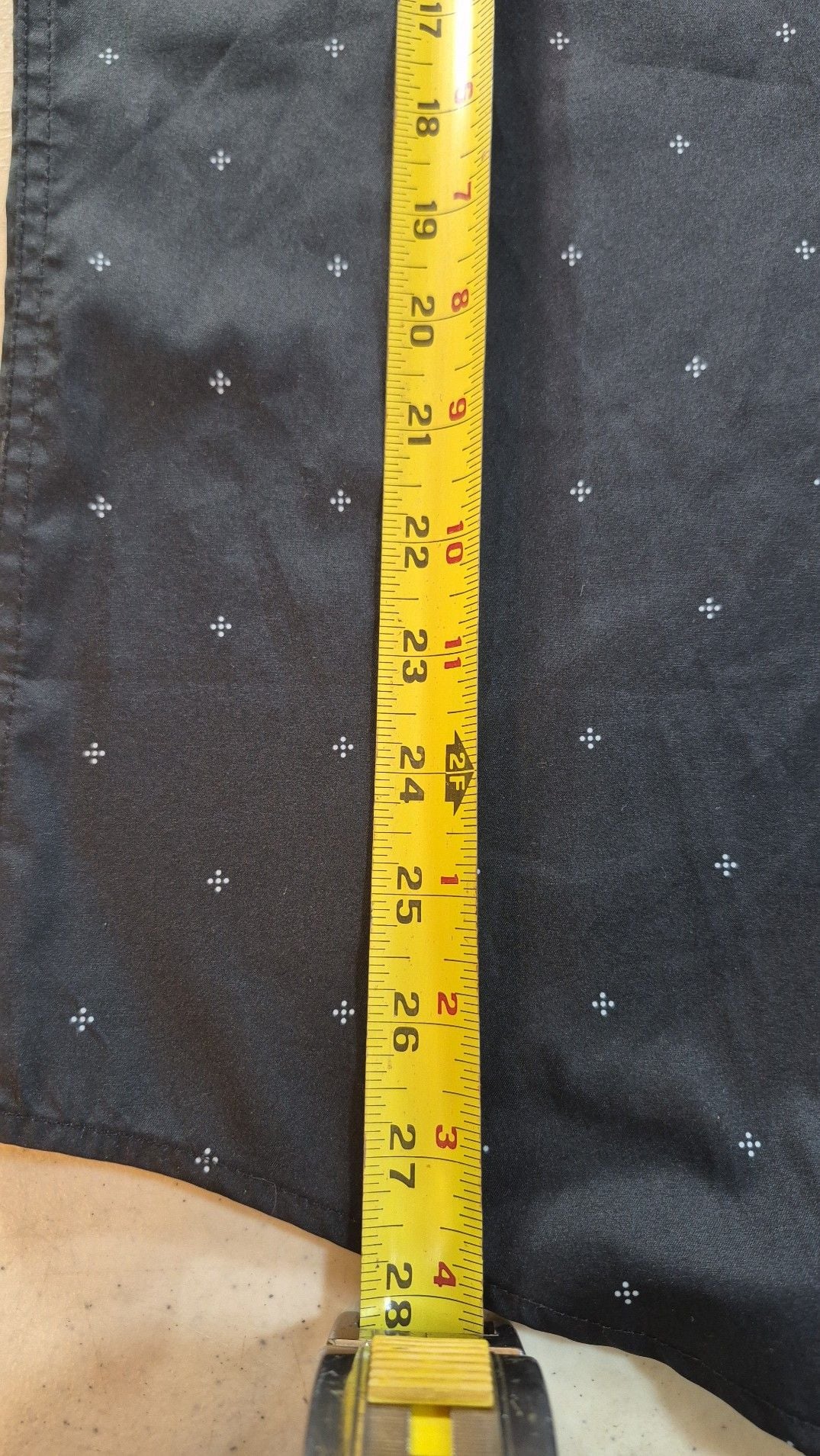 Men's Shirtcraft Performance Slim Fit Black Dotted Button Down Shirt XL 6