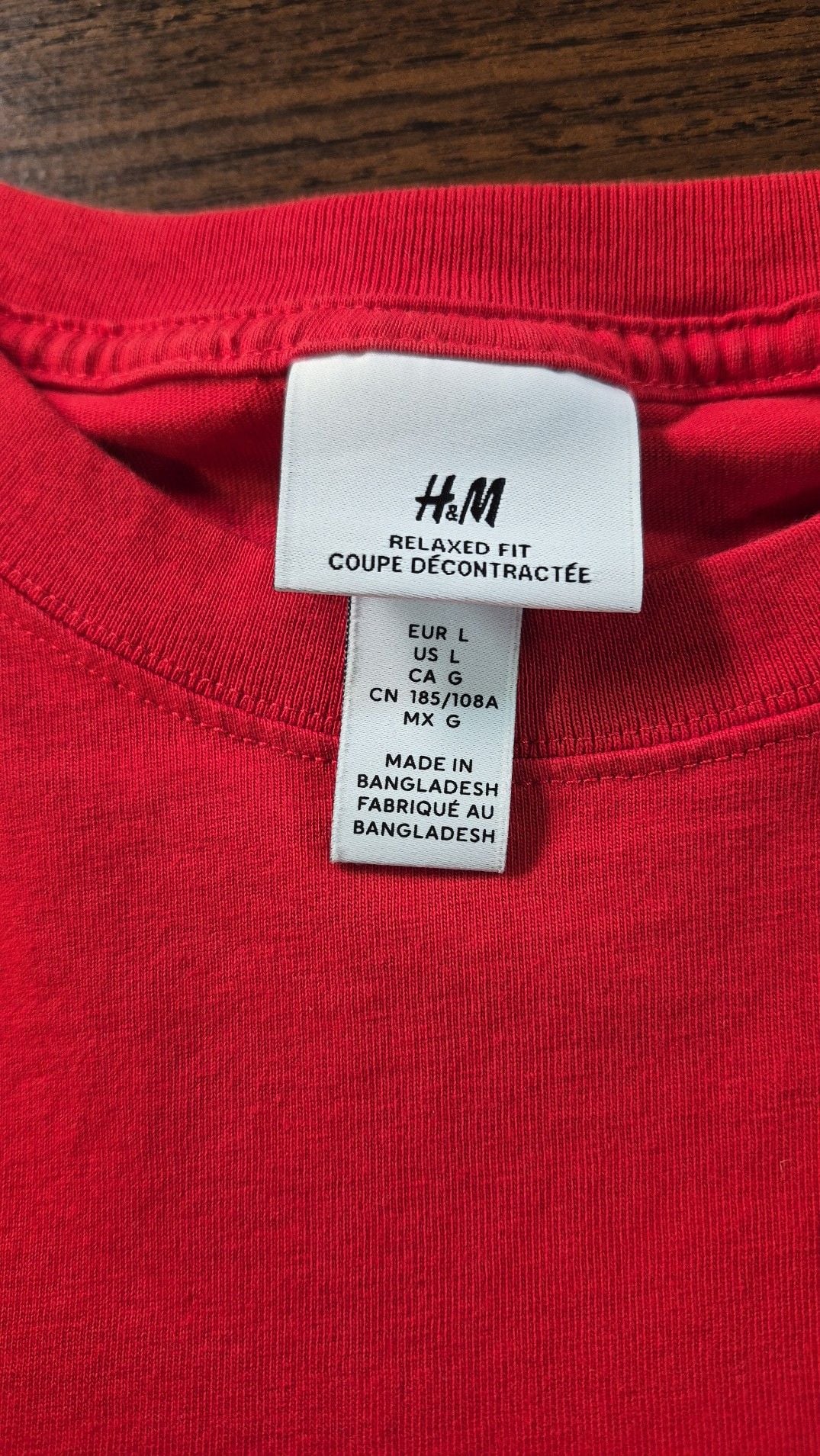 H&M Relaxed Fit Printed Red Graphic T-Shirt Plans About Plants 5