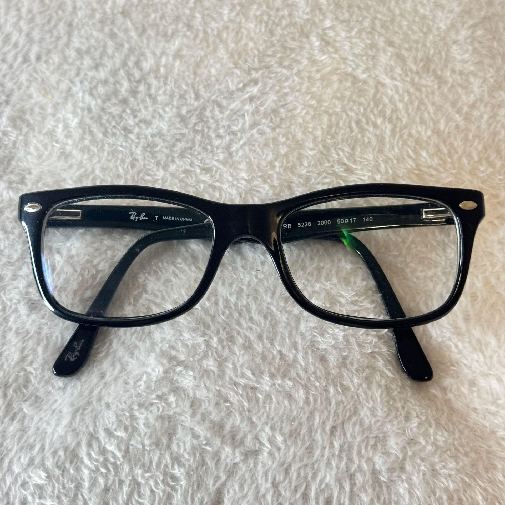 Ray-Ban RB 5228 2000 50-17-140 Polished Black Eyeglasses 2