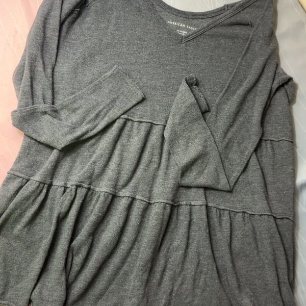 American Eagle Layered Tunic Top.  In good conditions. Size XS