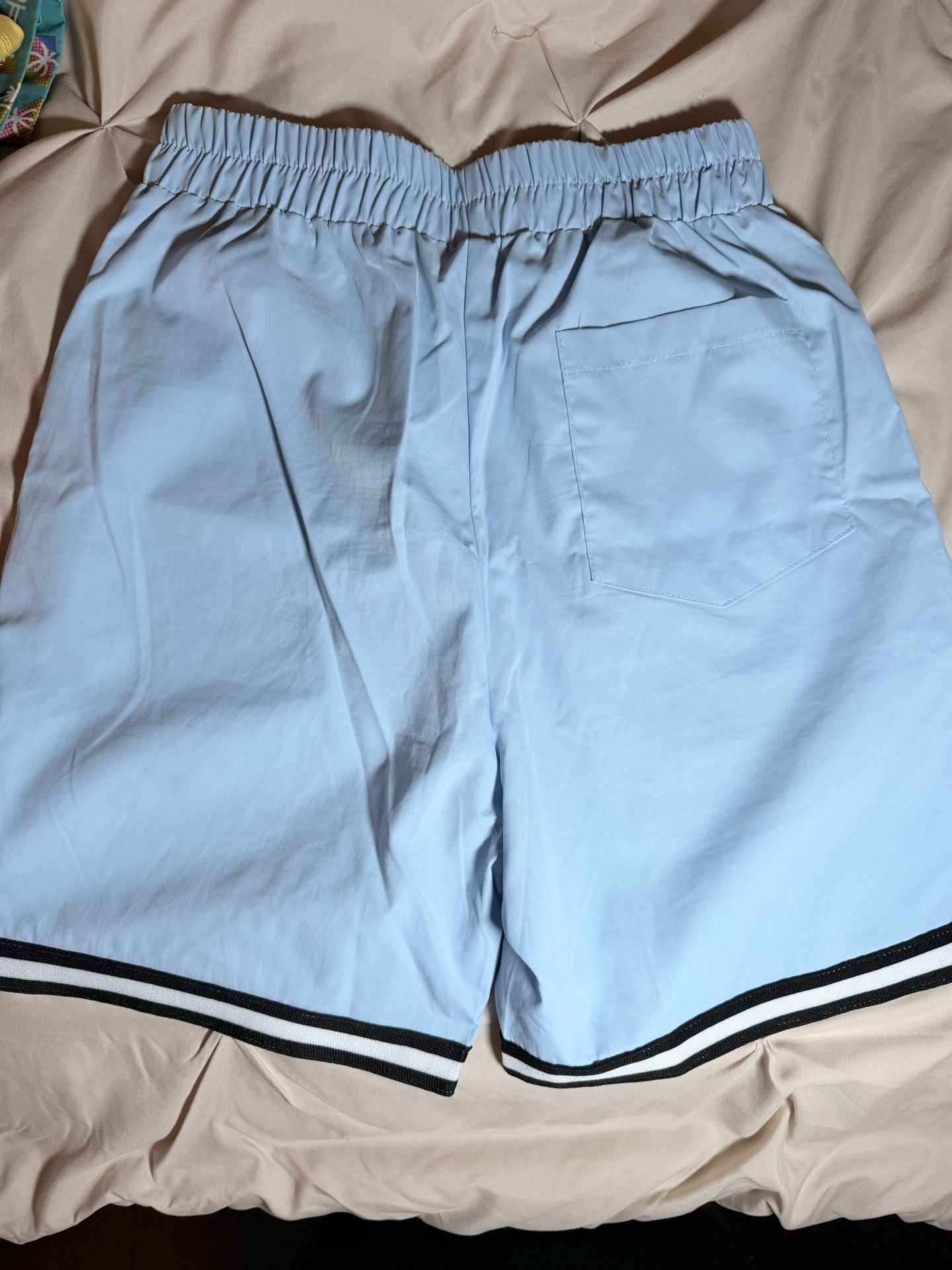 ROMWE Men Prep Y2K NY Graphic Contrast Trim Mesh Basketball Shorts 6