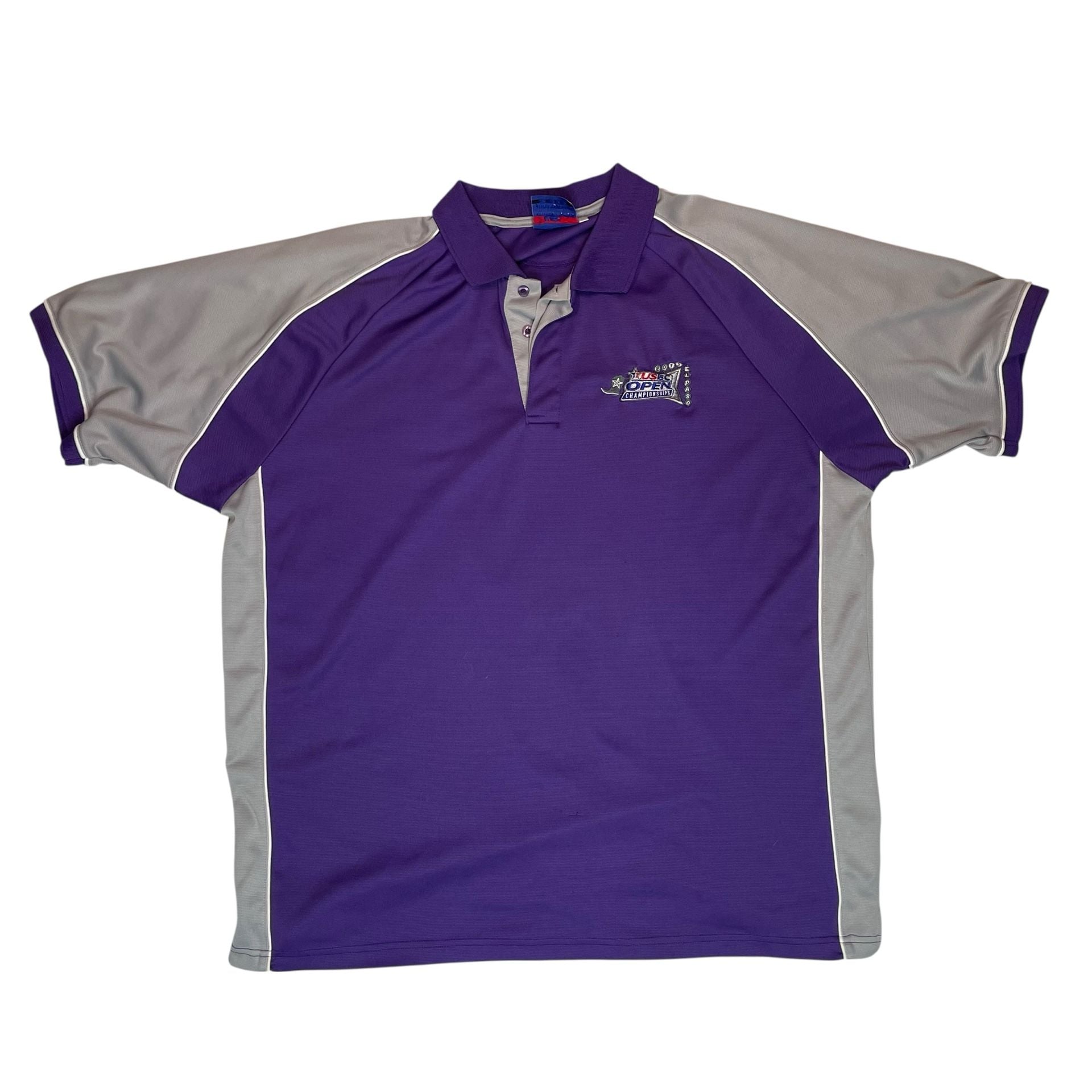 USBC Open Championships 2015 El Paso Bowling Polo Shirt Purple XL 2