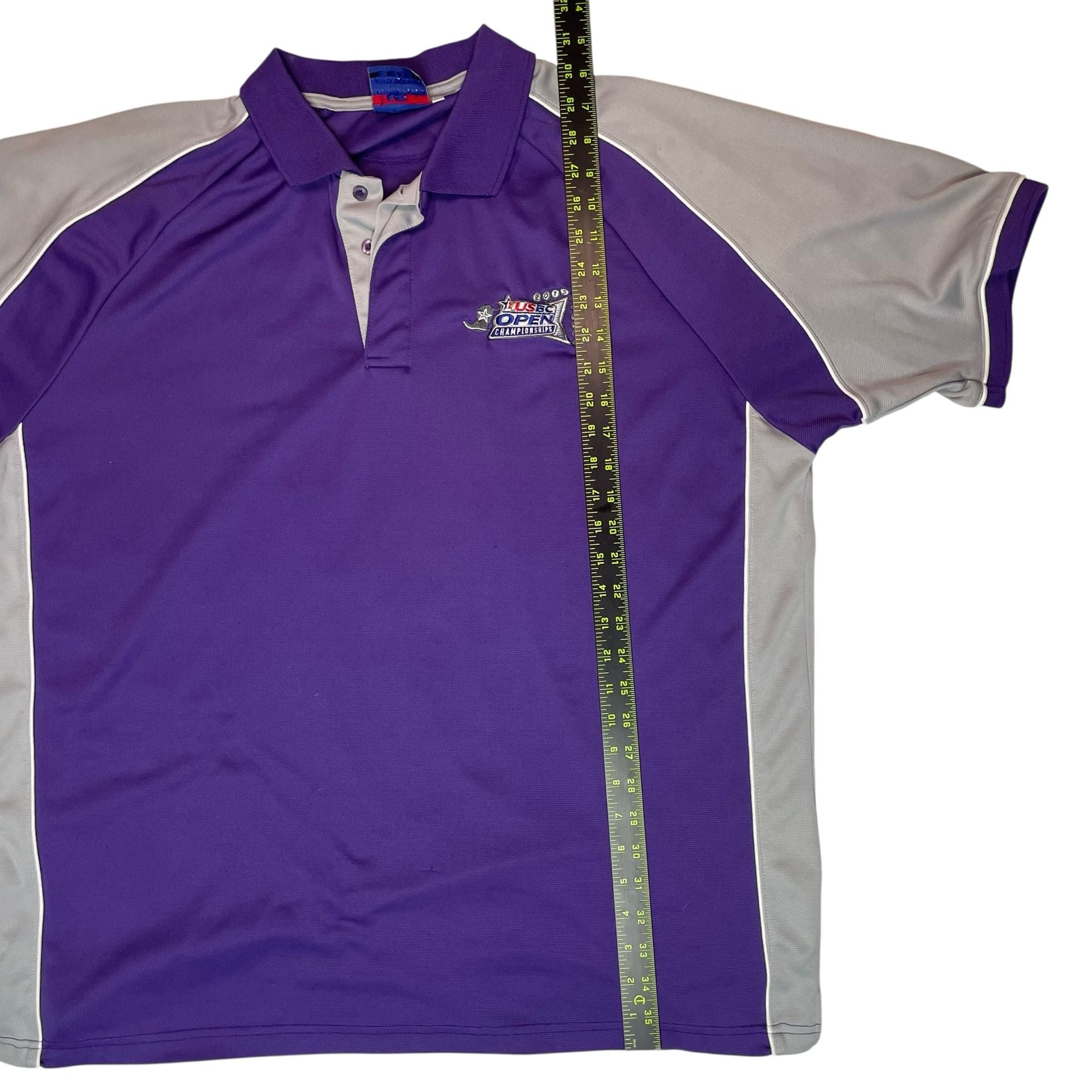 USBC Open Championships 2015 El Paso Bowling Polo Shirt Purple XL 4