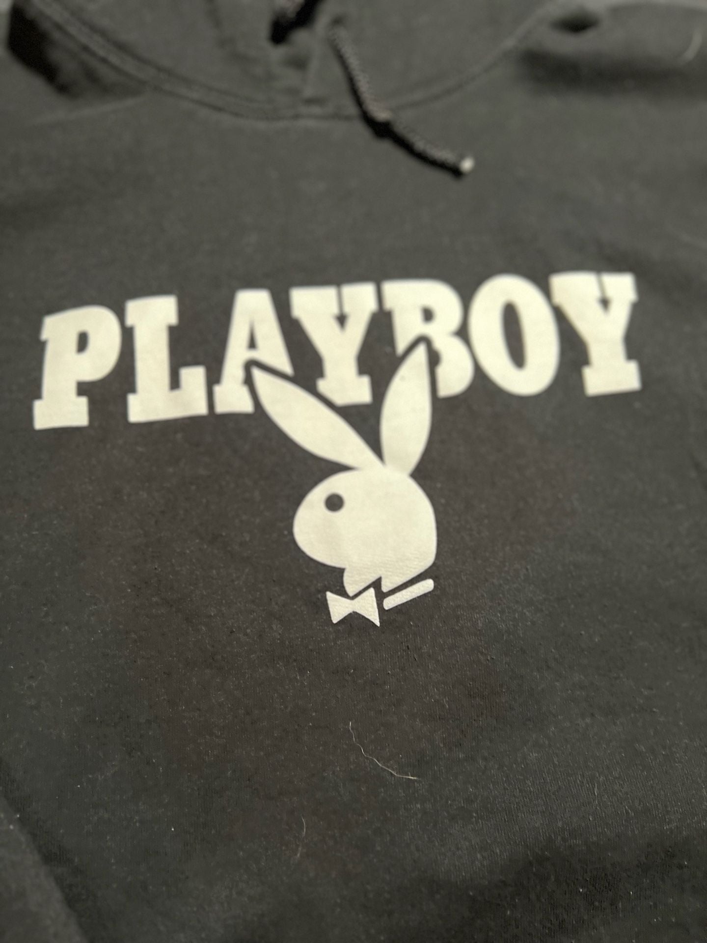 Playboy Classic Logo Black Pullover Hoodie 2