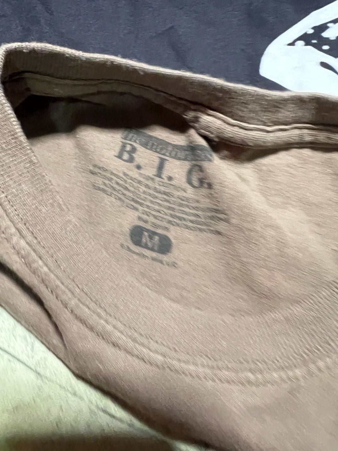 The Notorious B.I.G. Biggie Smalls Brown Graphic T-Shirt Size Medium 3