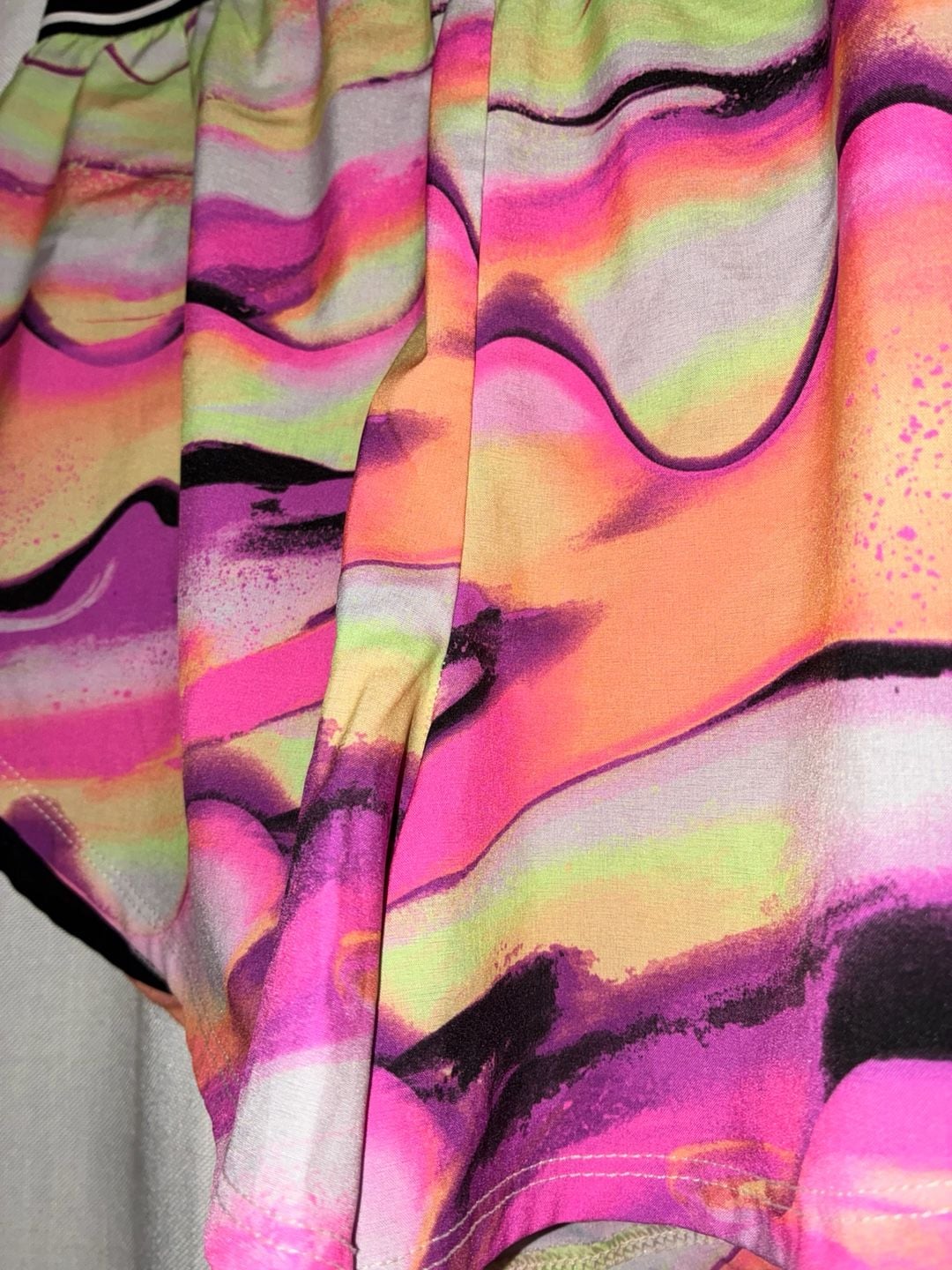 Justice Sport Girls Multicolor Abstract Print Running Shorts Size XL (16/18) 4