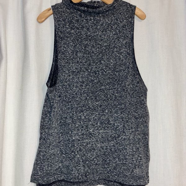 We The Free Free People Madrid Marled Knit Cowl Neck Tank Top