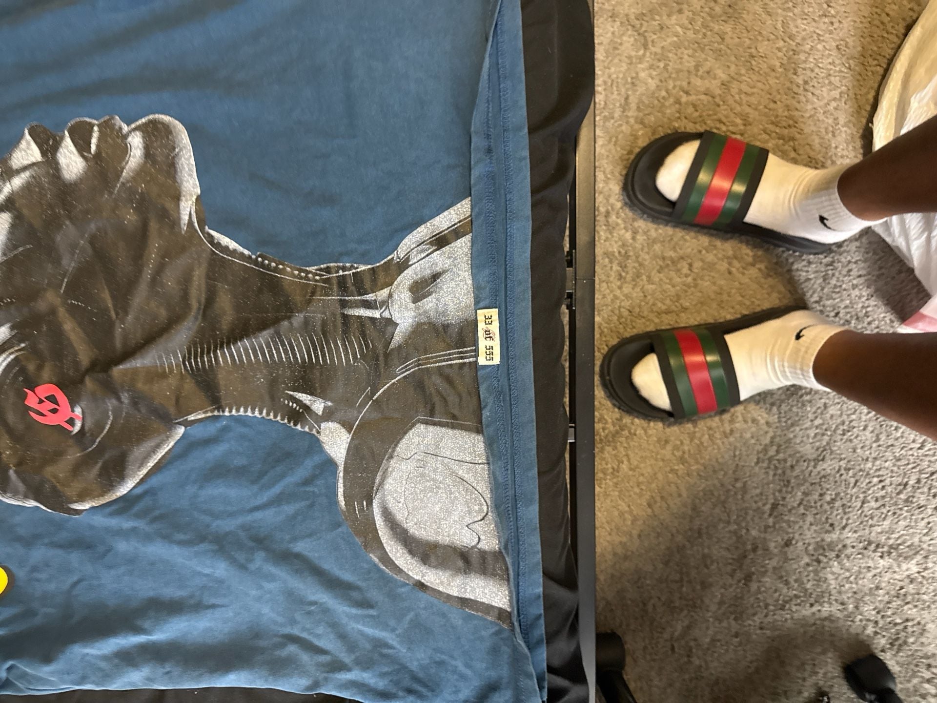 Godspeed "Out of Many, One" Blue Washed Graphic Long Sleeve Shirt XL(best offer) 4