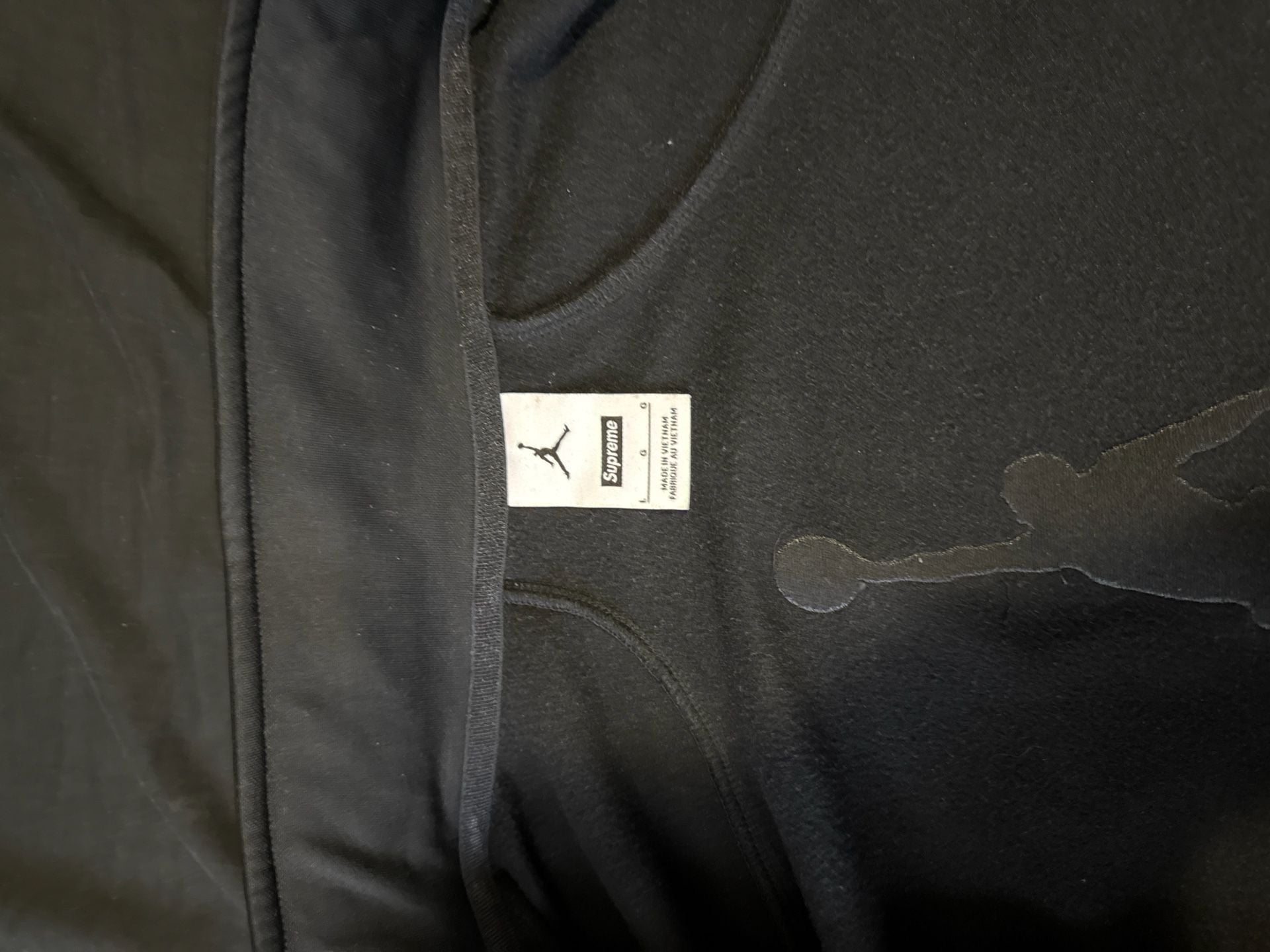 Supreme x Jordan Tricot Tracksuit Set Black Jacket and Pants (best offer) 9