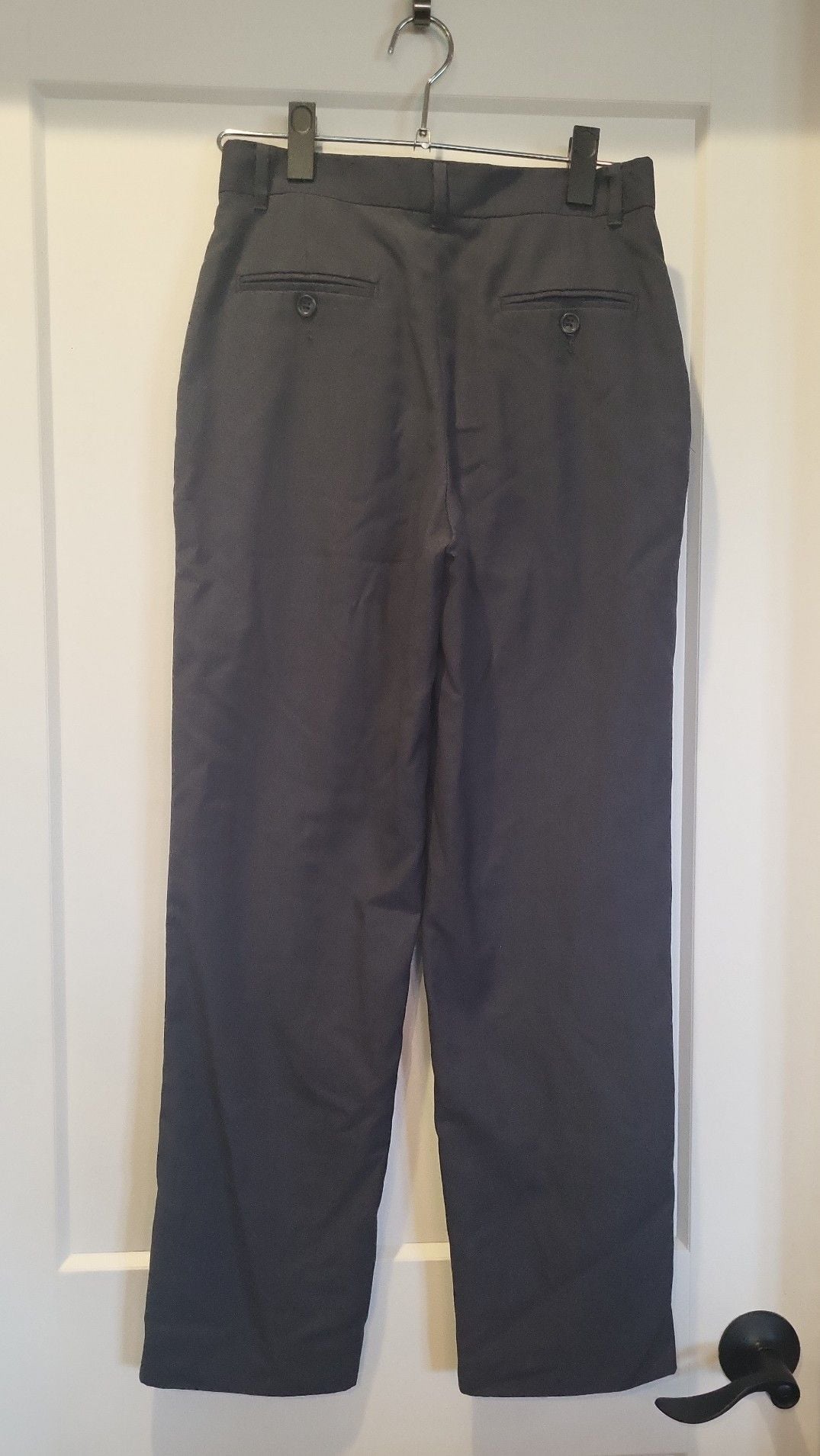 Calvin Klein Boy's Size 14 Regular Dark Gray Dress Trousers Slacks 3
