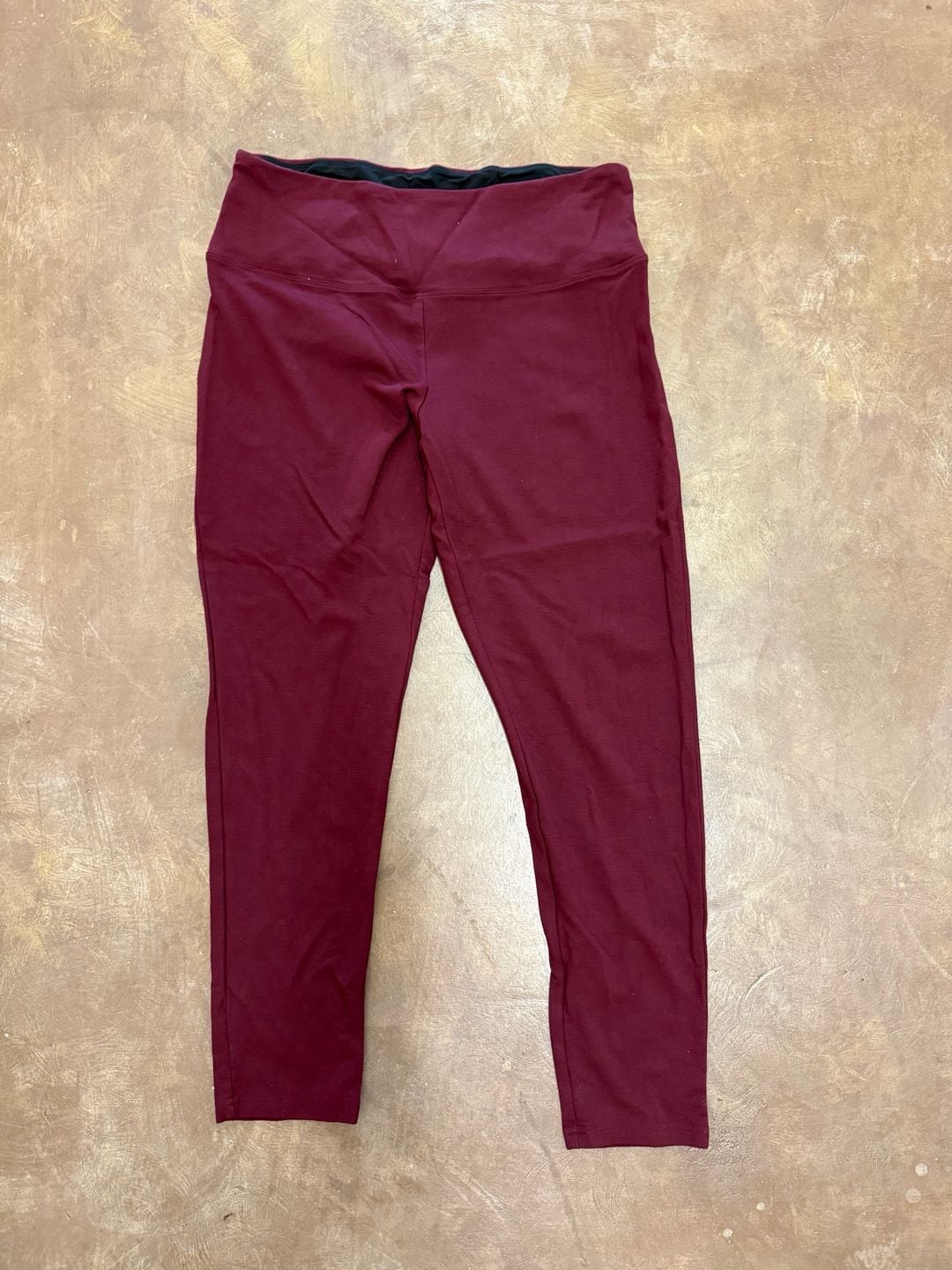 Alexander Jordan Burgundy Tummy Control Leggings - Size L 2