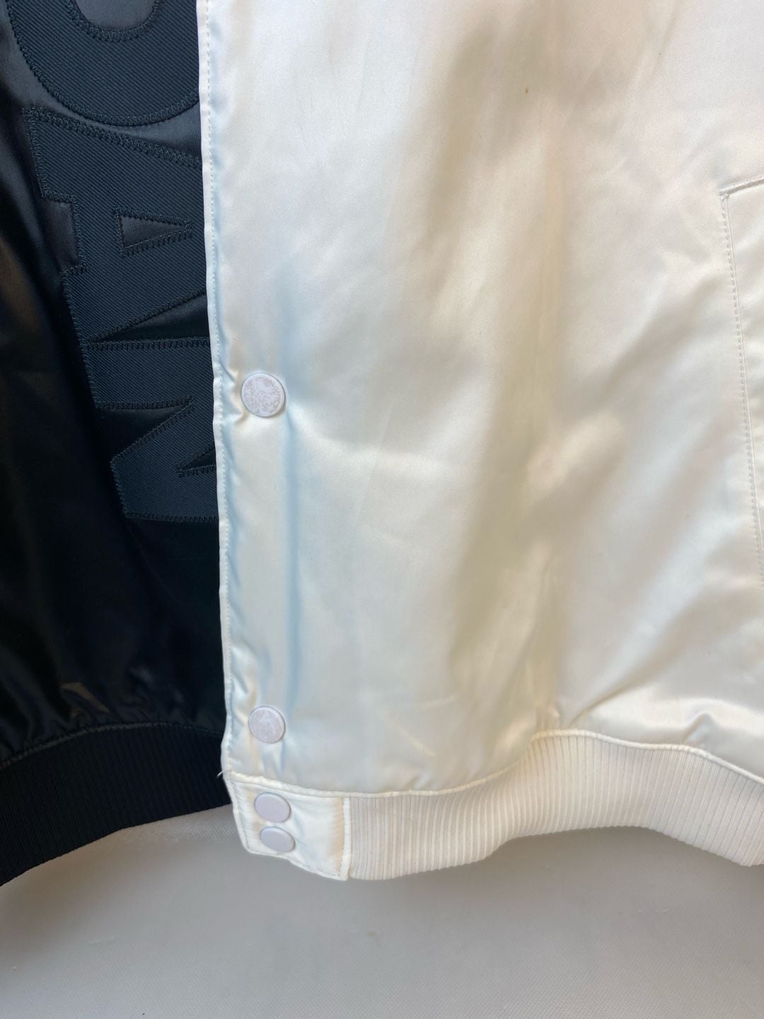 Air Jordan 11 Retro Concord Legacy Satin Varsity Bomber Jacket 2XL 6