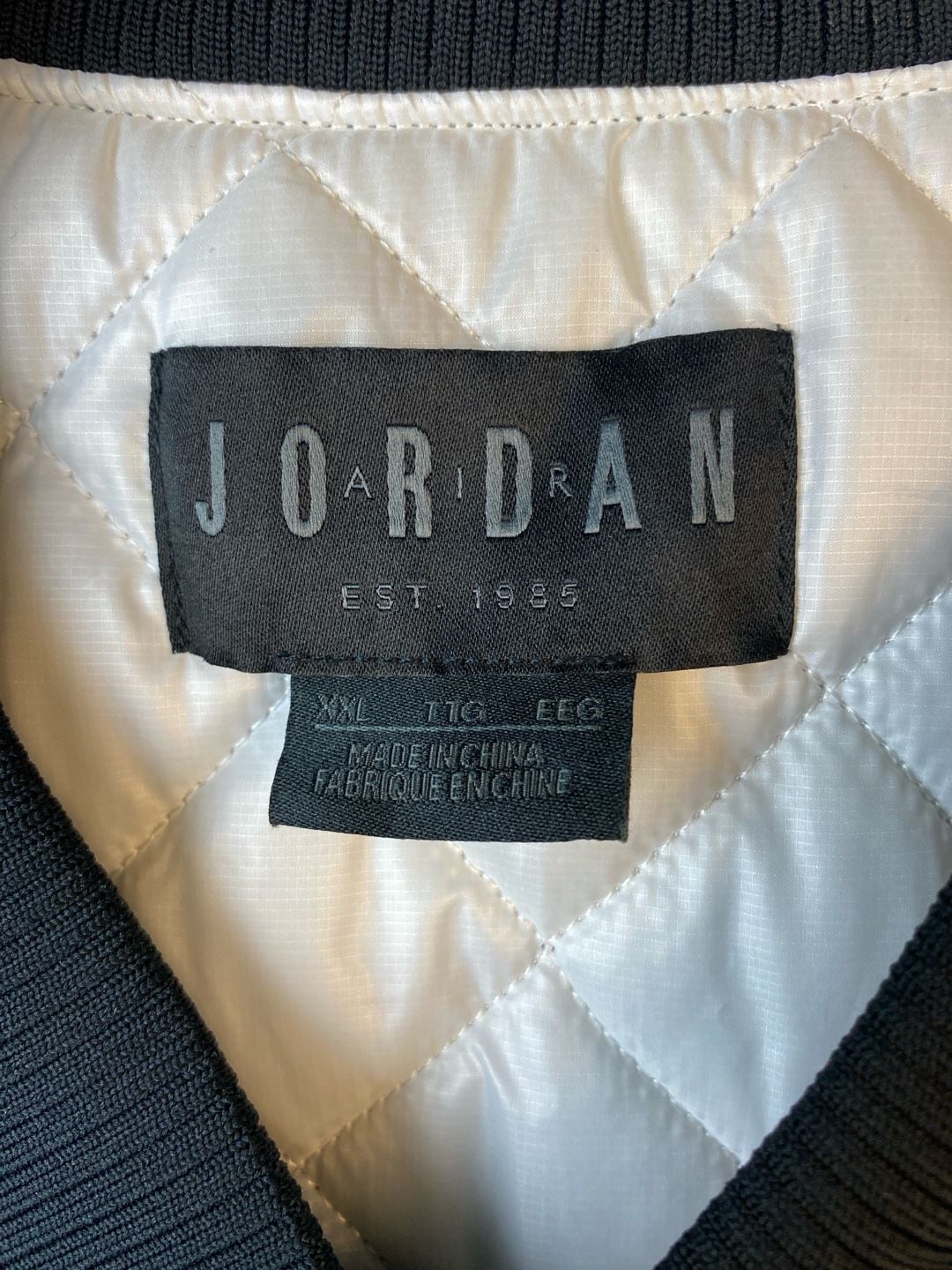 Air Jordan 11 Retro Concord Legacy Satin Varsity Bomber Jacket 2XL 9
