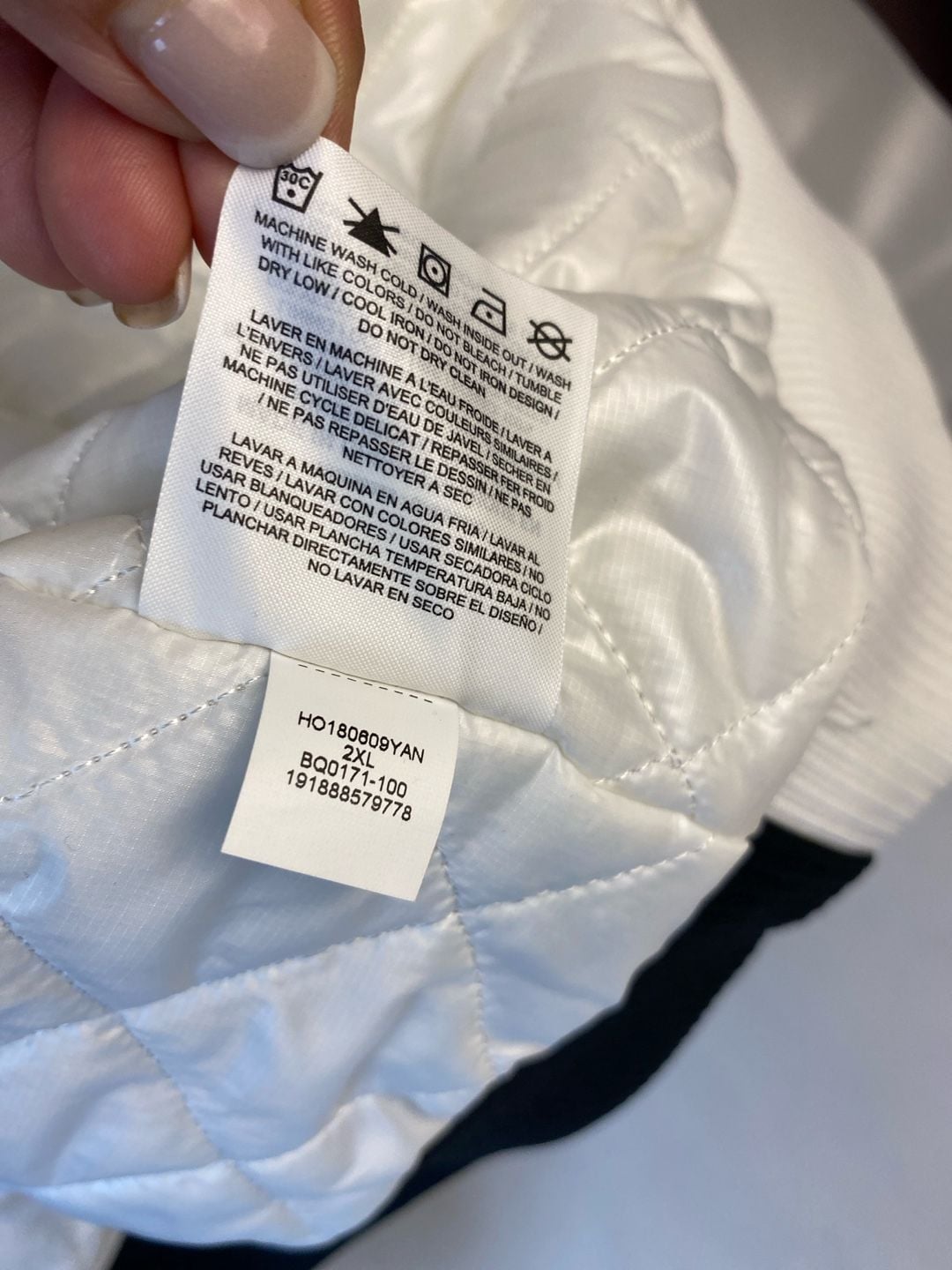 Air Jordan 11 Retro Concord Legacy Satin Varsity Bomber Jacket 2XL 11
