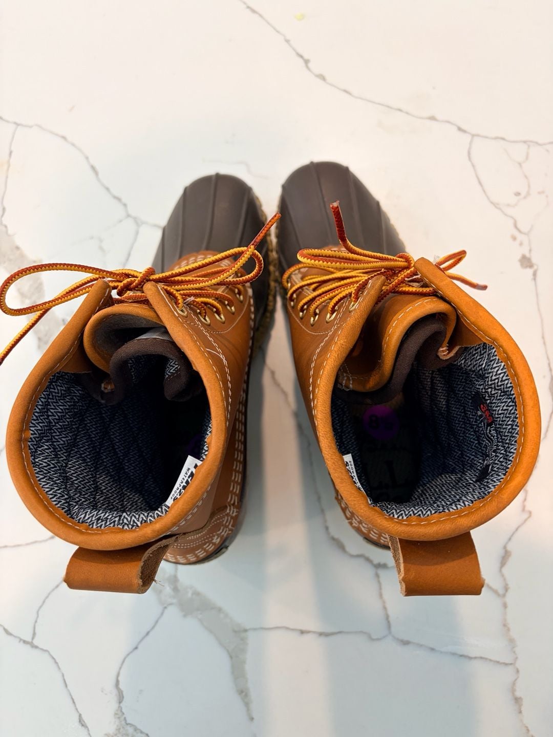 NEW L.L.Bean Women's 8" Bean Boots Gore-Tex/Thinsulate Insulated Duck Boots Size 8.5 7