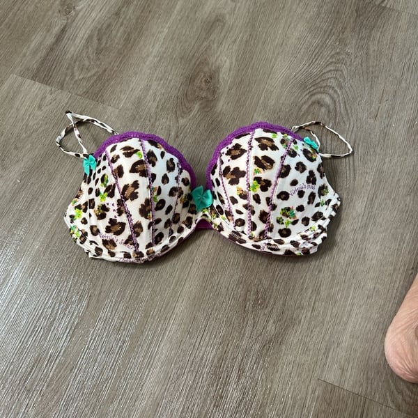 Victoria's Secret Sexy Little Things Mermaid Shell Leopard Bra
