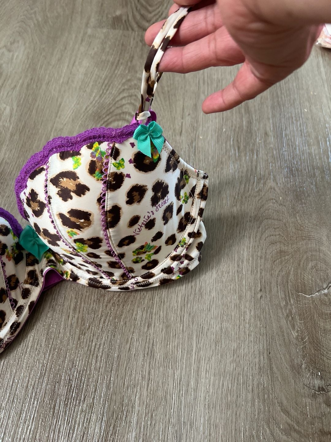 Victoria's Secret Sexy Little Things Mermaid Shell Leopard Bra 6