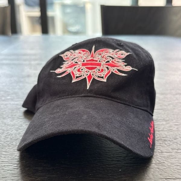 Vintage Harley-Davidson Women's Embroidered Tribal Graphic Cap Black