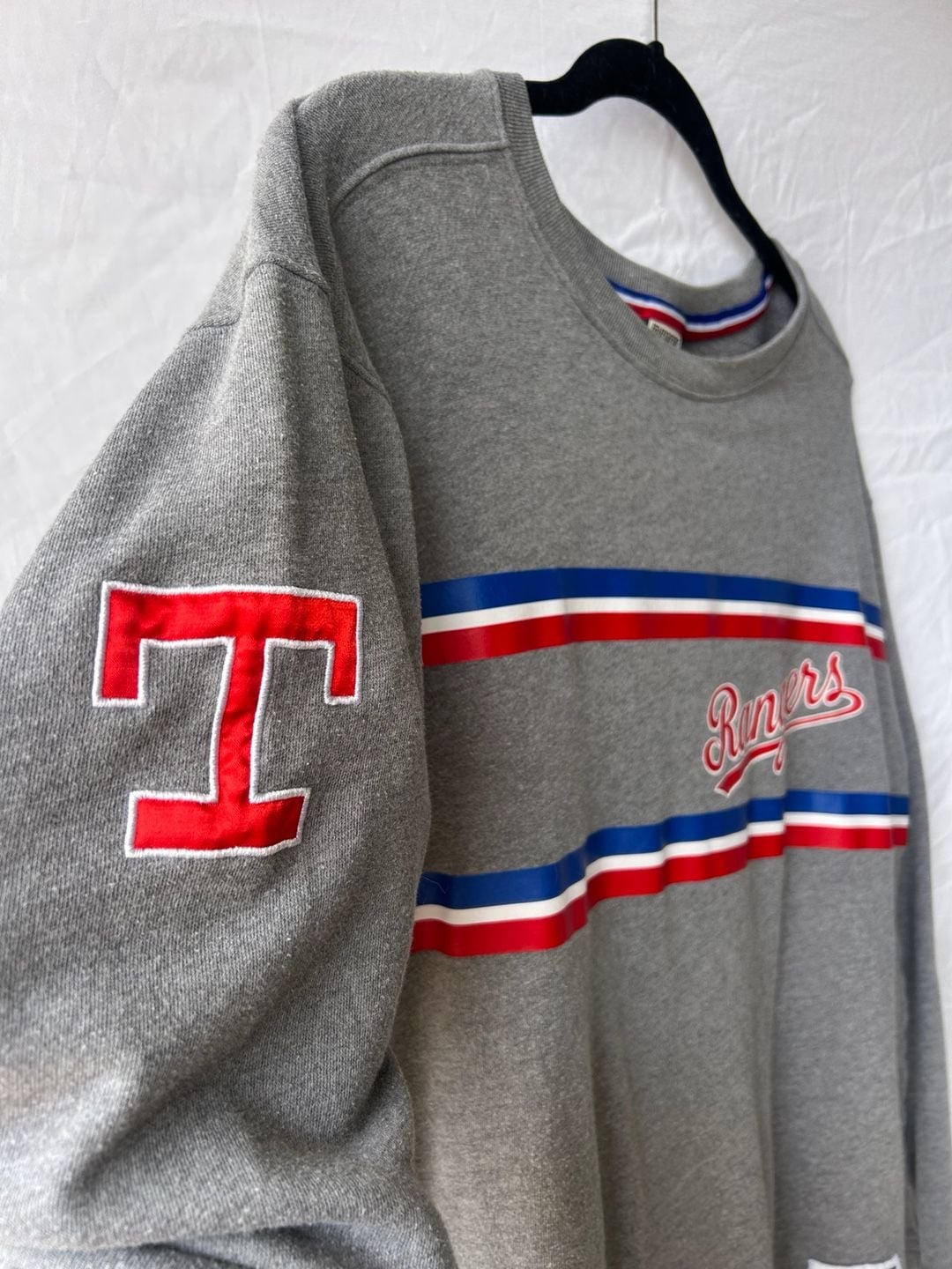 Victoria's Secret PINK x MLB Texas Rangers Striped Crewneck Sweatshirt 5