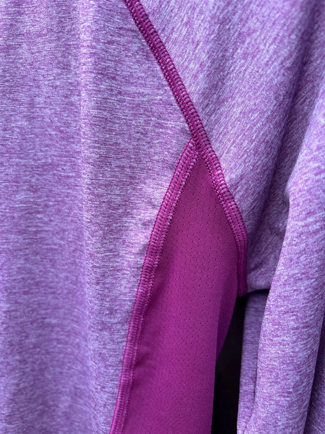 Under Armour Women's HeatGear Fitted Long Sleeve Hoodie Purple Twist 8