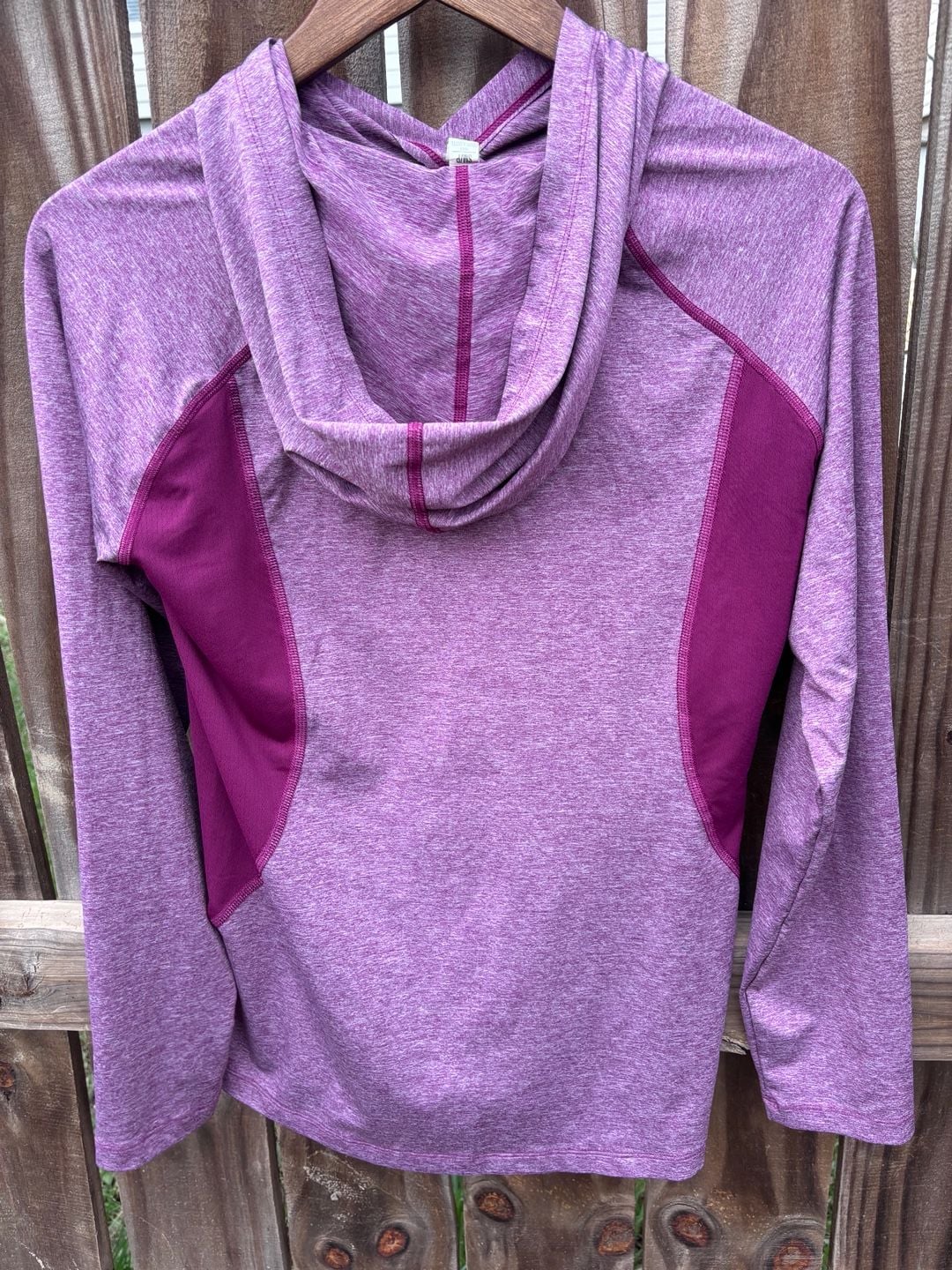 Under Armour Women's HeatGear Fitted Long Sleeve Hoodie Purple Twist 11