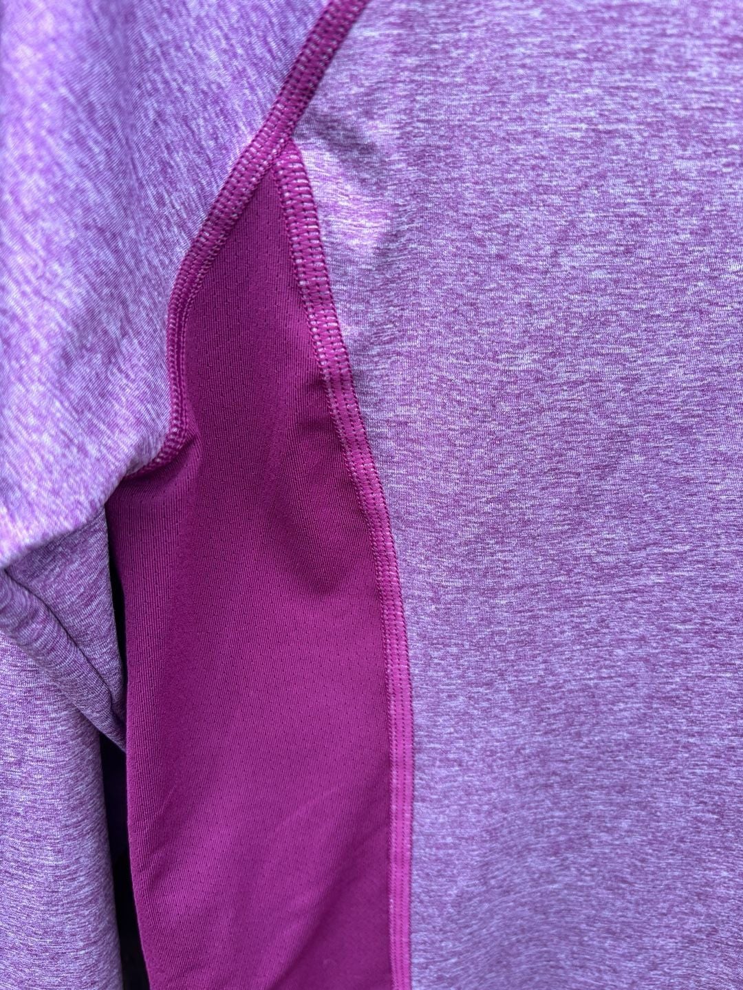 Under Armour Women's HeatGear Fitted Long Sleeve Hoodie Purple Twist 5