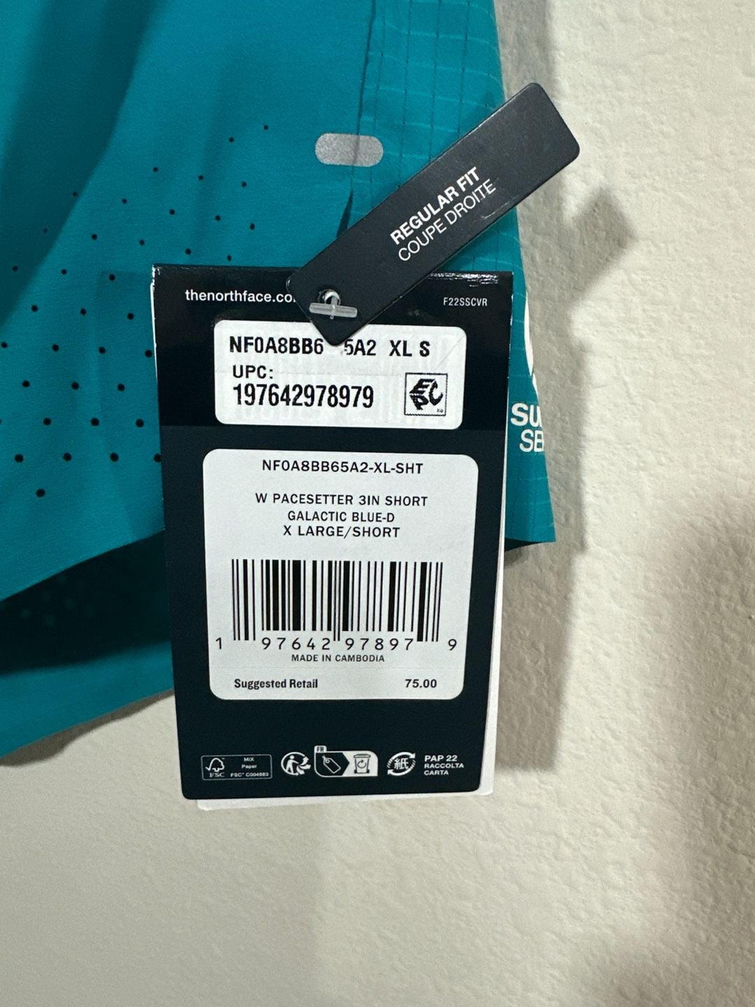 The North Face Women's Summit Series Pacesetter 3" Shorts in Galactic Blue 5
