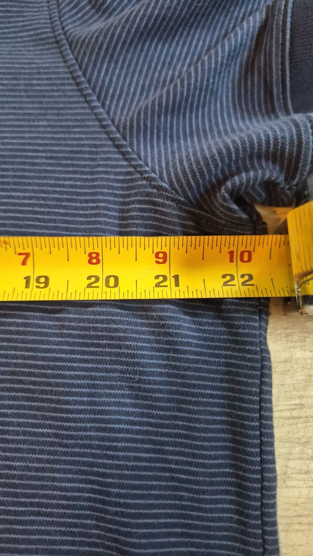 Calvin Klein Men's Liquid Cotton Micro Striped Polo Shirt Bluelo XL 10