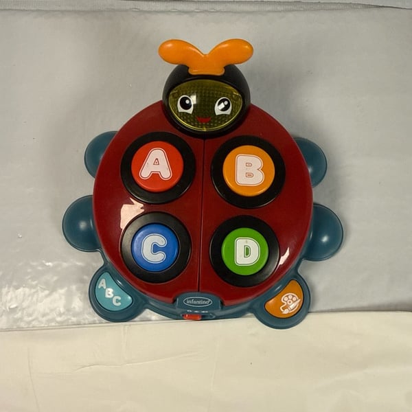 Infantino Alphabet & Colors Learning Beetle Musical Toy