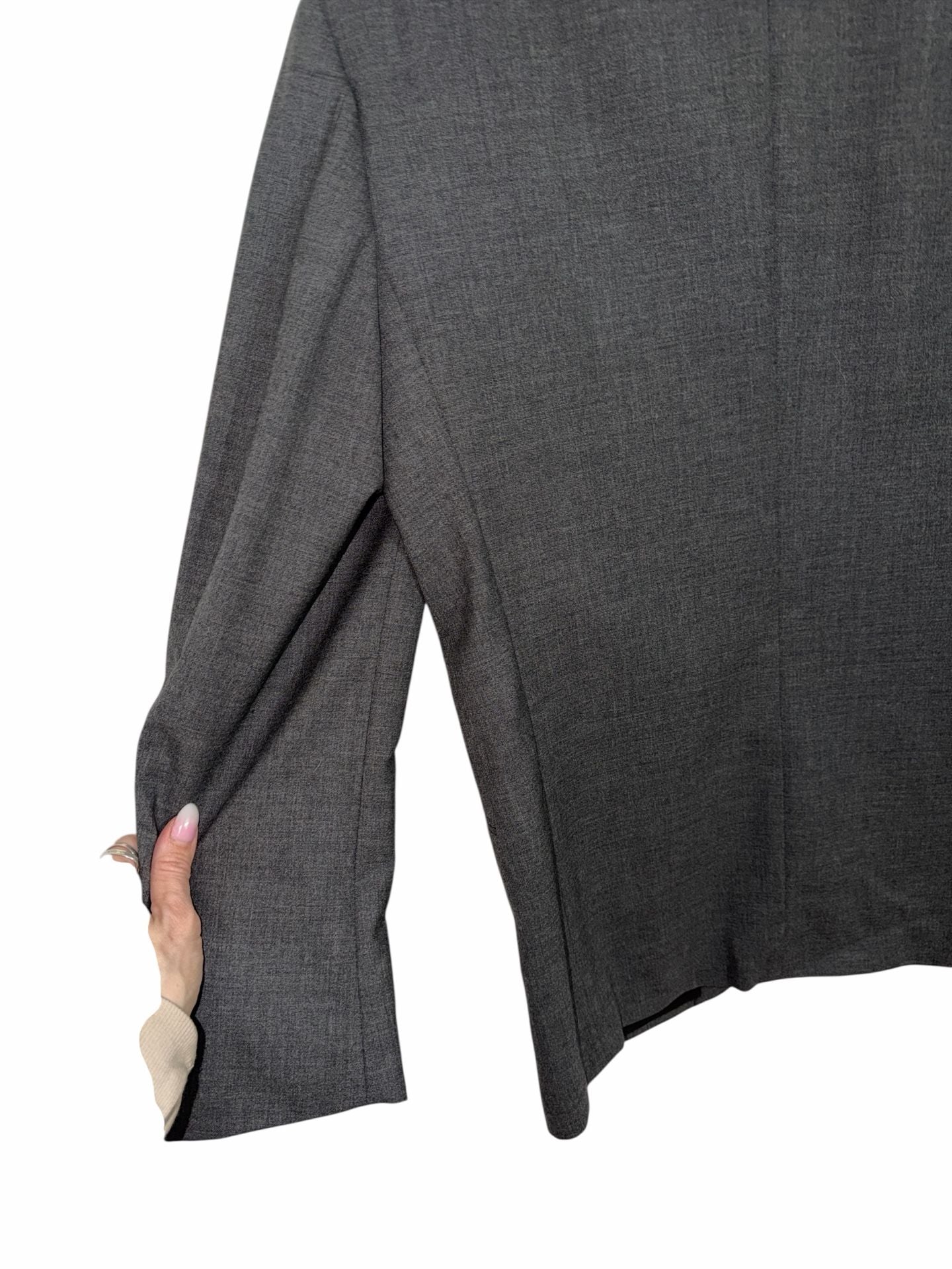 Vintage Valentino Uomo gray Blazer 40 Pure New Wool Made Italy Saks Fifth Ave 16