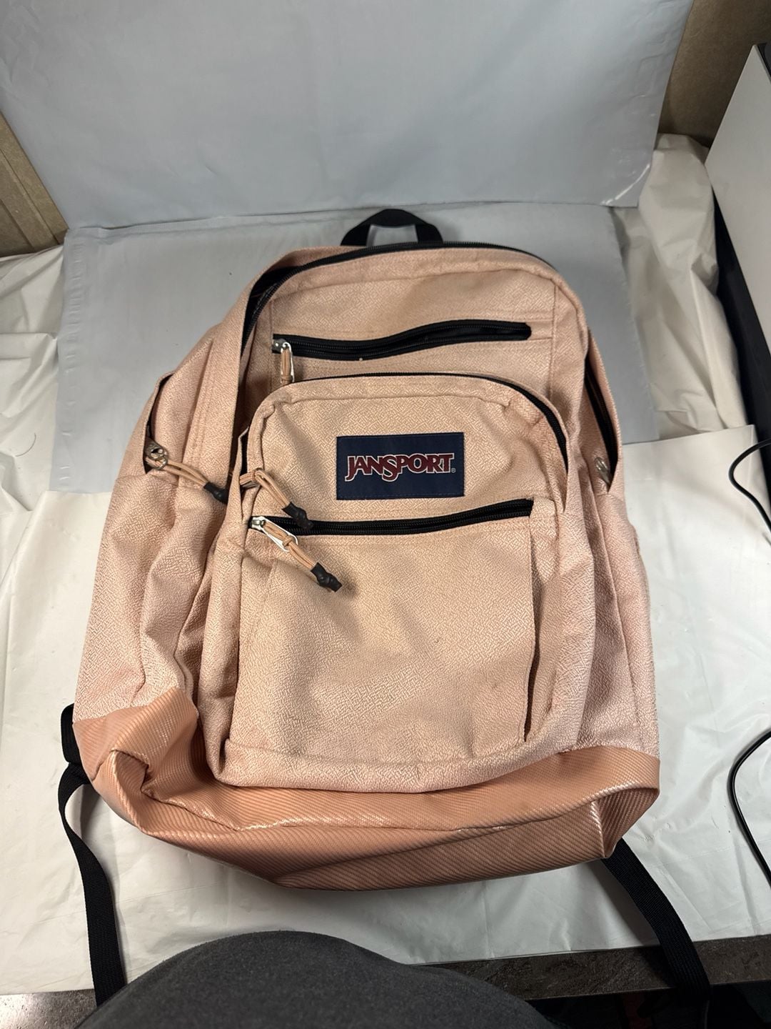 JanSport Big Student Backpack Misty Rose Pink Two-Compartment School Bag 2
