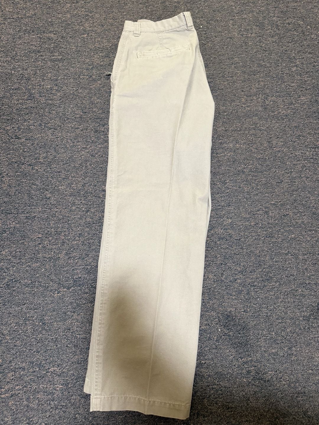 Columbia Men's AM8142 Cotton Canvas Flat Front Chino Pants Khaki 34x30 5