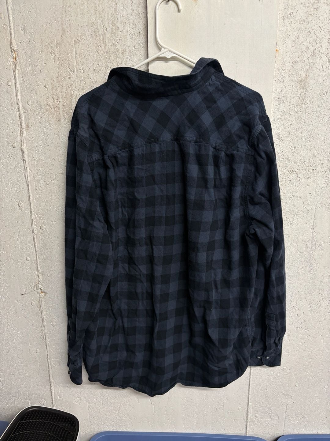 Timberland PRO Men's Woodfort Midweight Flannel Navy Buffalo XL 4